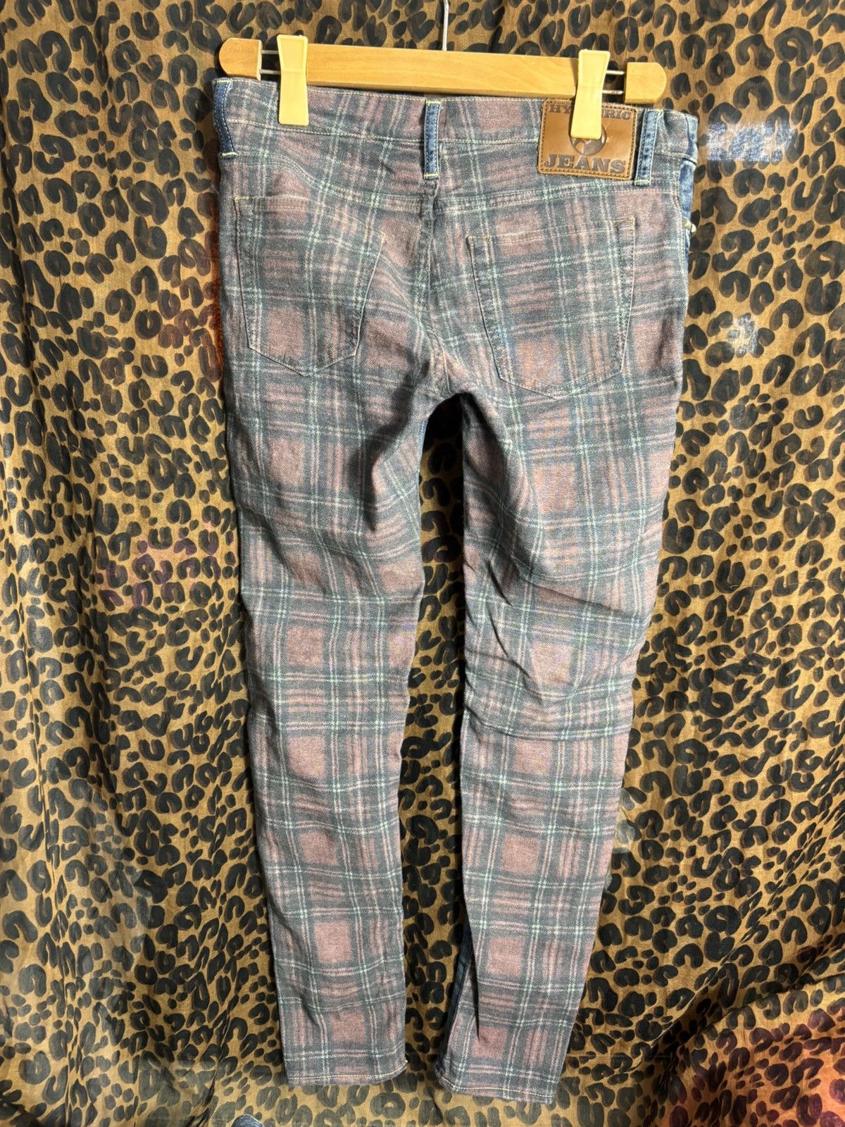 Hysteric Glamour Hysteric Glamour Studs Sexy Girl Patchwork Denim Skinny Size 31" - 14 Thumbnail