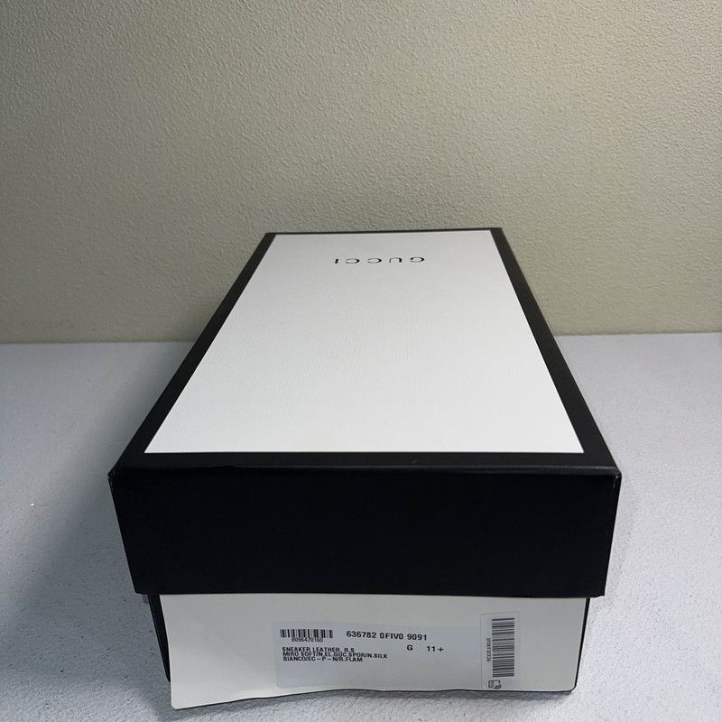 Gucci Gucci Ace Leather Stripe Low-Top Sneakers - Size US 10 / EU 43 - 6 Thumbnail
