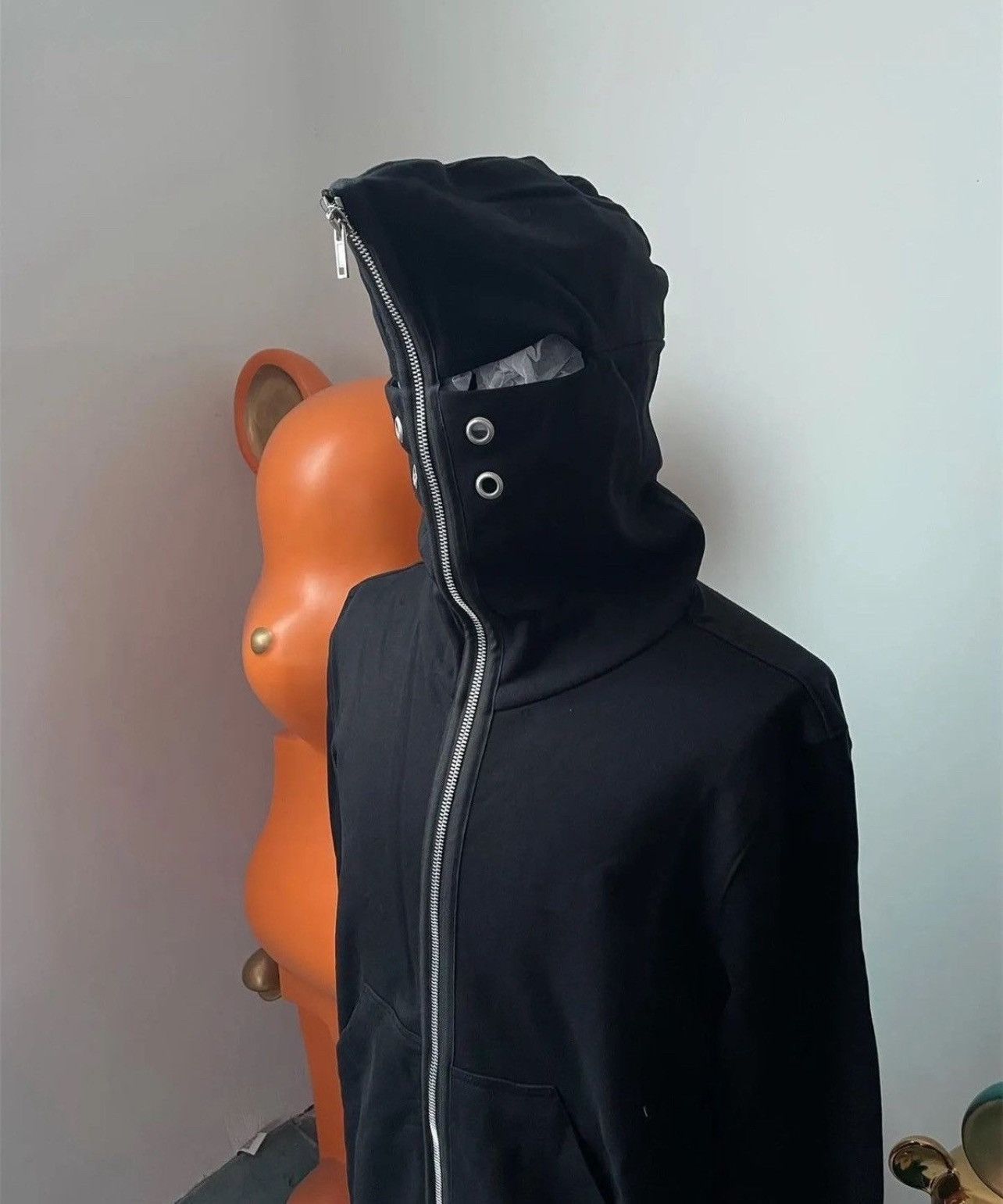 Japanese Brand Oversize Style Zip Up Mask Hoodie Size US M / EU 48-50 / 2 - 2 Thumbnail