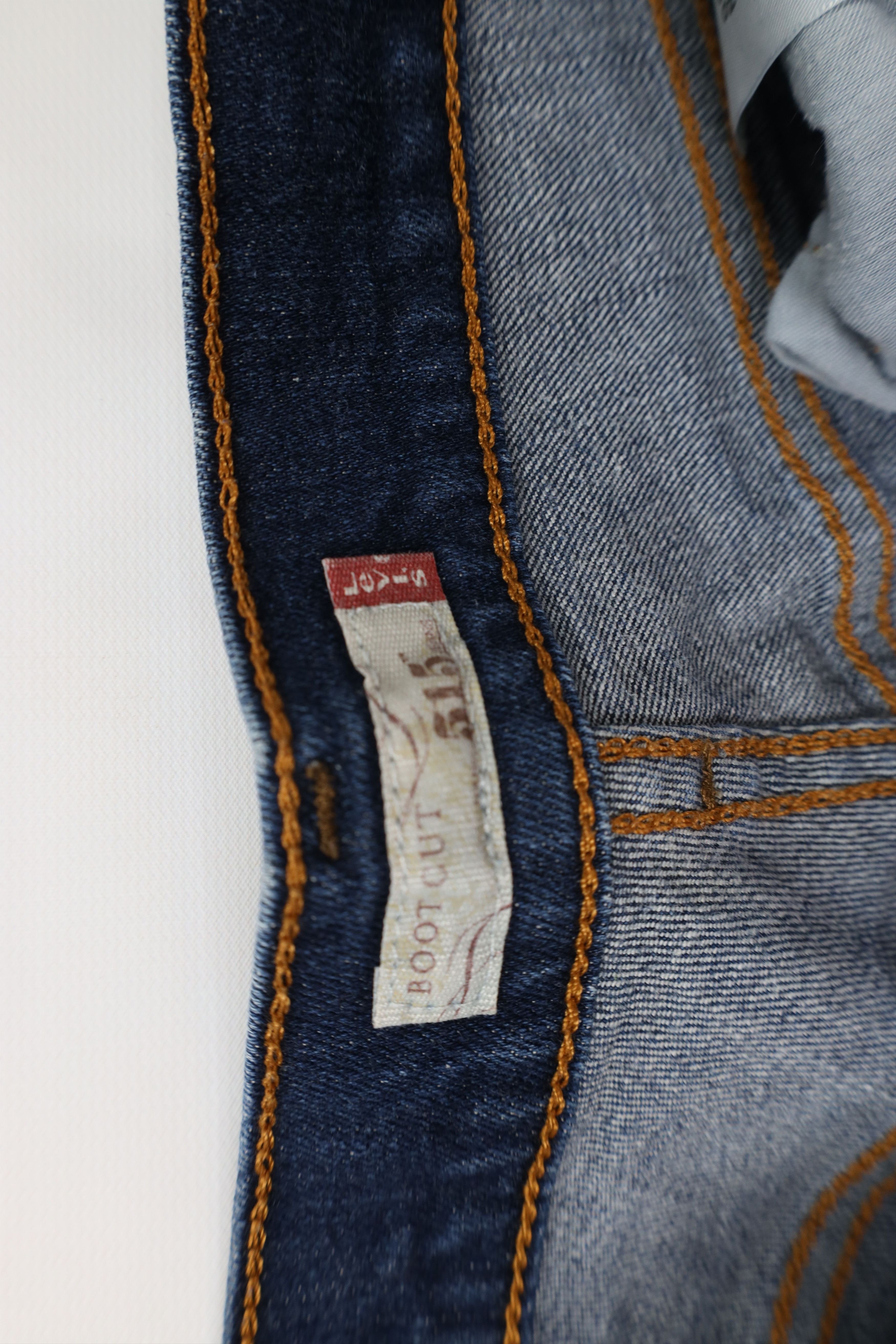 Levi's Vintage Y2K 2002 Levis 515 Flared Wide Leg Bootcut Jeans Size 30" / US 8 / IT 44 - 7 Thumbnail