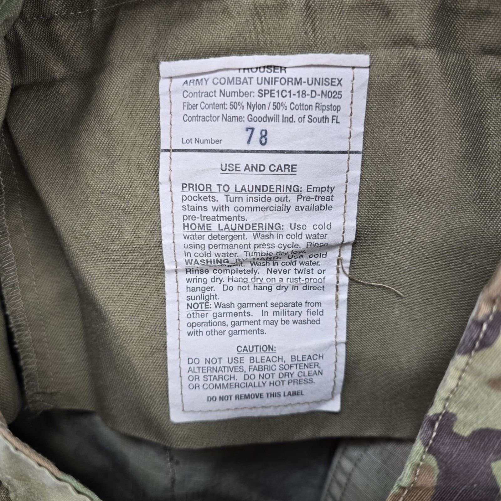 Propper US Army OCP Combat Uniform Pants Large Long Trousers Camo Size US 38 / EU 54 - 7 Thumbnail