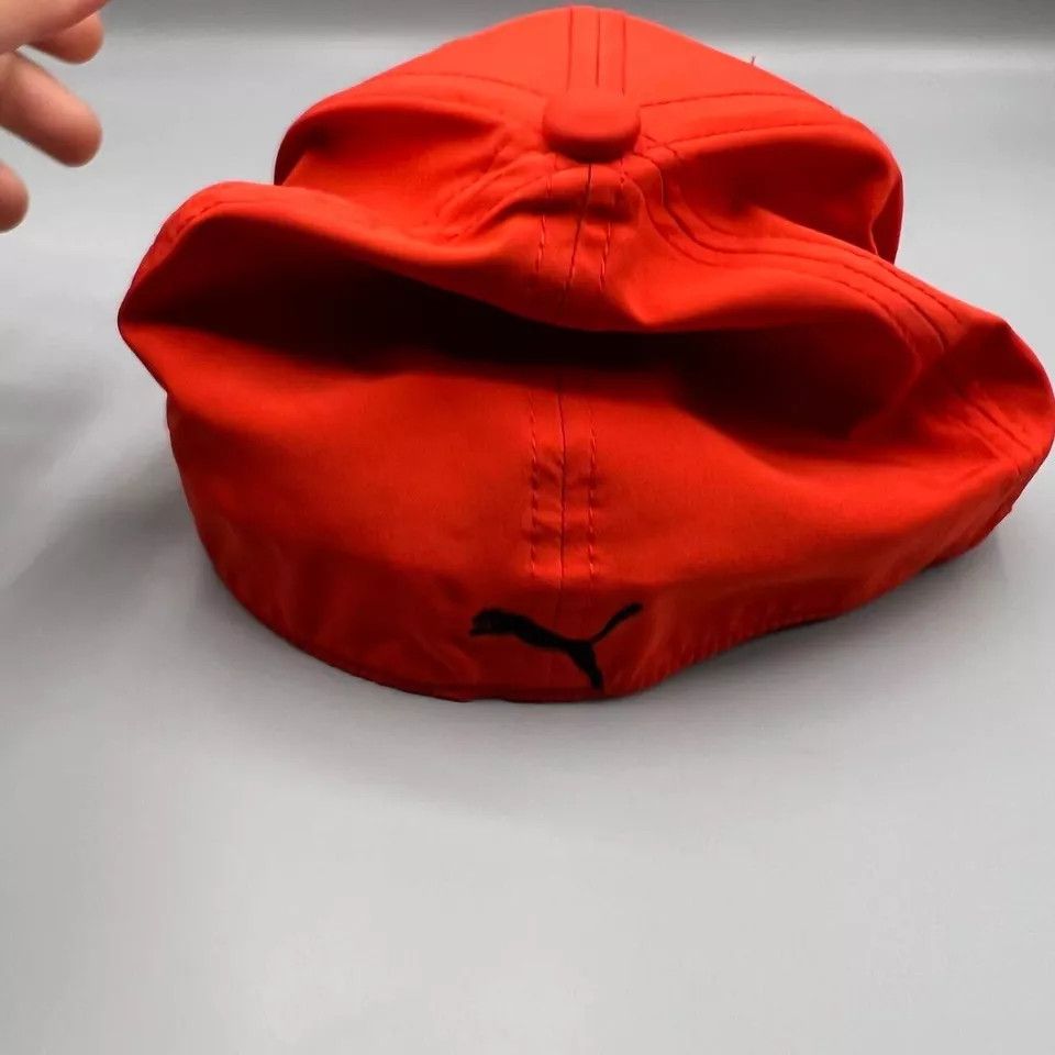 Puma Puma Hat Men Small-Medium Red Stretch Fitted Cap S-M Size ONE SIZE - 6 Thumbnail