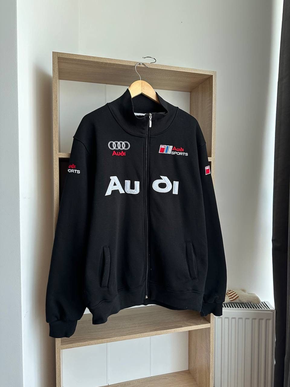 Audi × Vintage Vintage Audi Racing Black Full Zip Hoodie Size US M / EU 48-50 / 2 - 6 Thumbnail