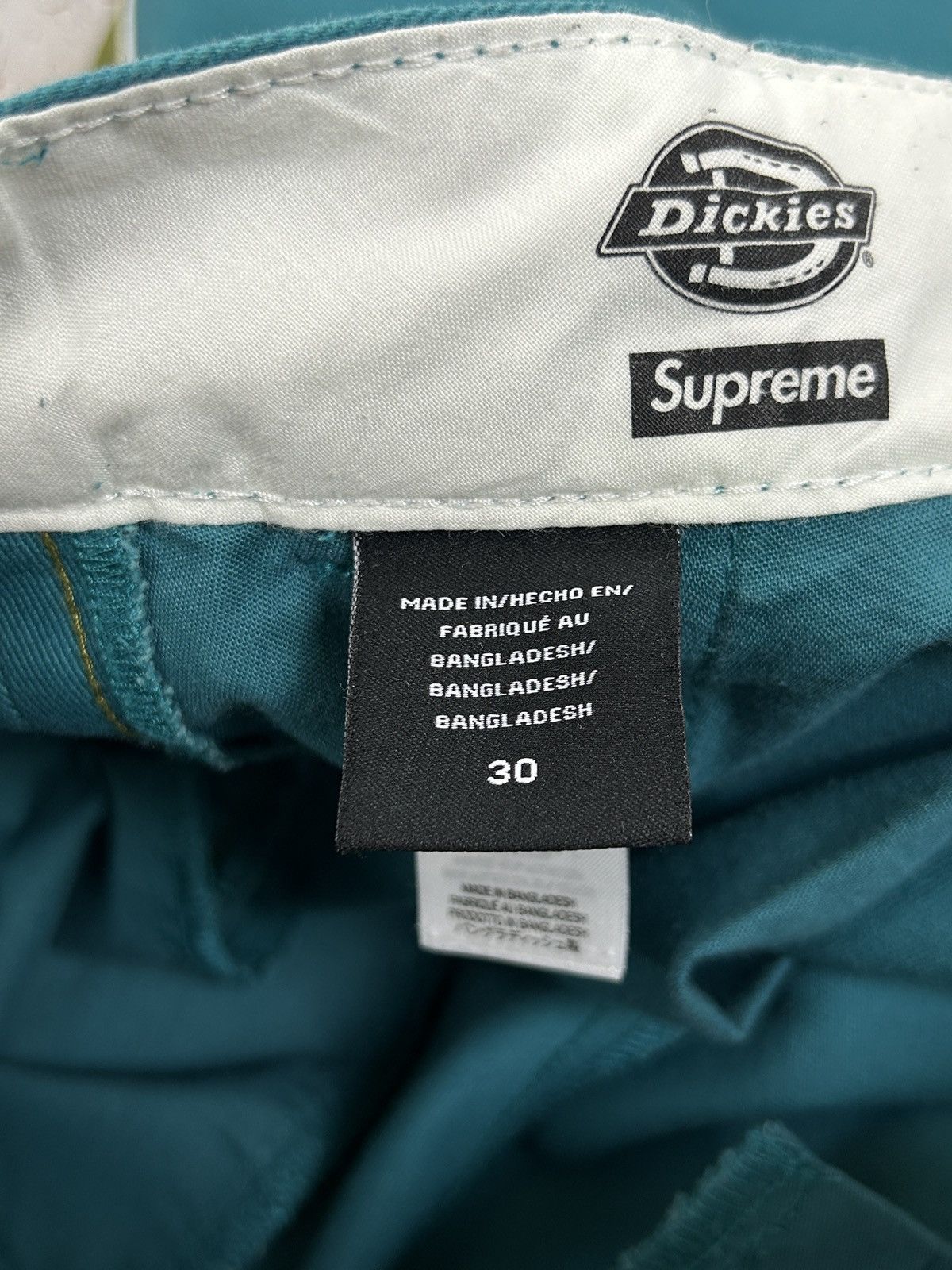 Dickies × Supreme SS22 Dickies x Supreme Stripe 874 Work Pant Trousers Teal 30 Size US 30 / EU 46 - 11 Thumbnail