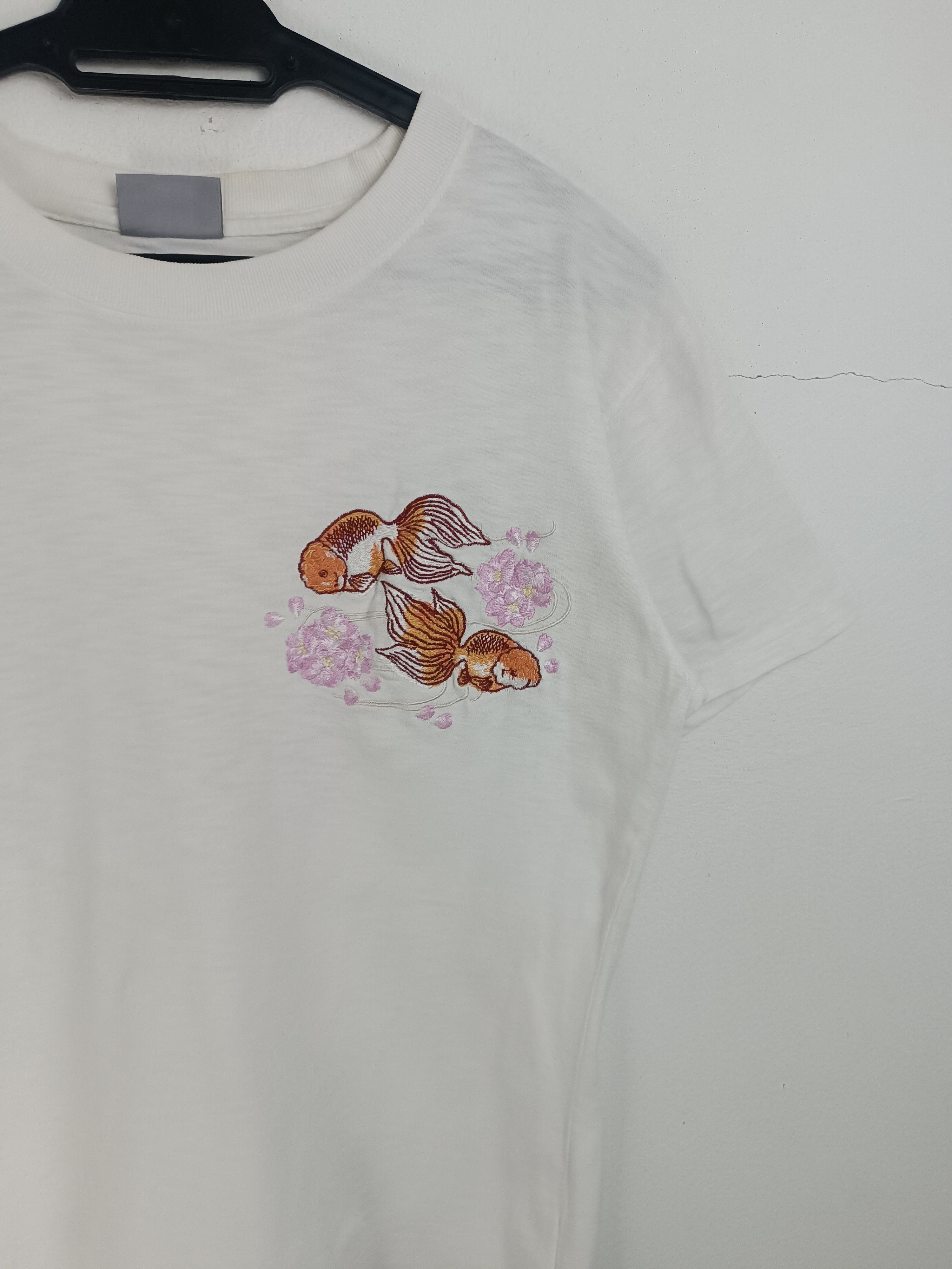 Japanese Brand VINTAGE SUKAJAN STYLE JAPANESE KOI FULL EMBROIDERY VERY RARE Size US M / EU 48-50 / 2 - 6 Thumbnail