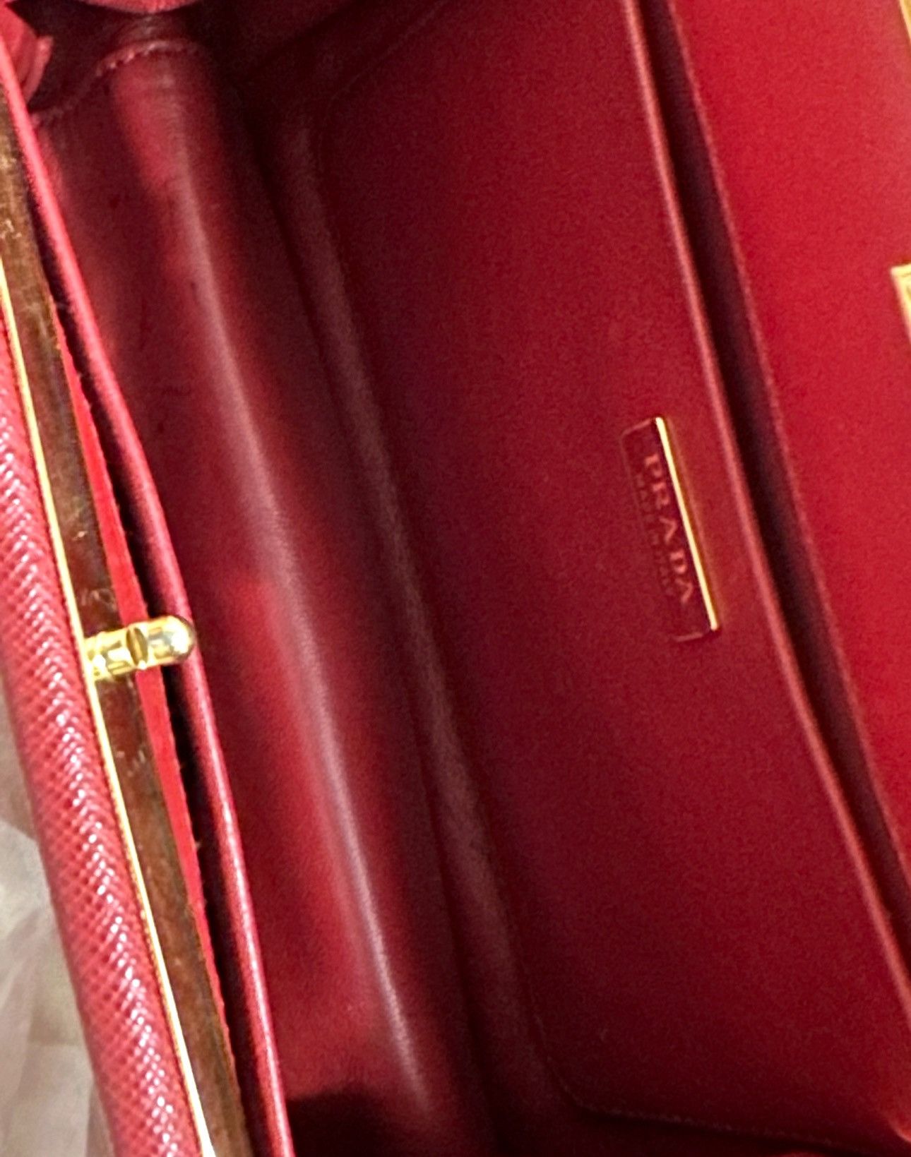 Prada Light Frame Crossbody/Shoulder Bag