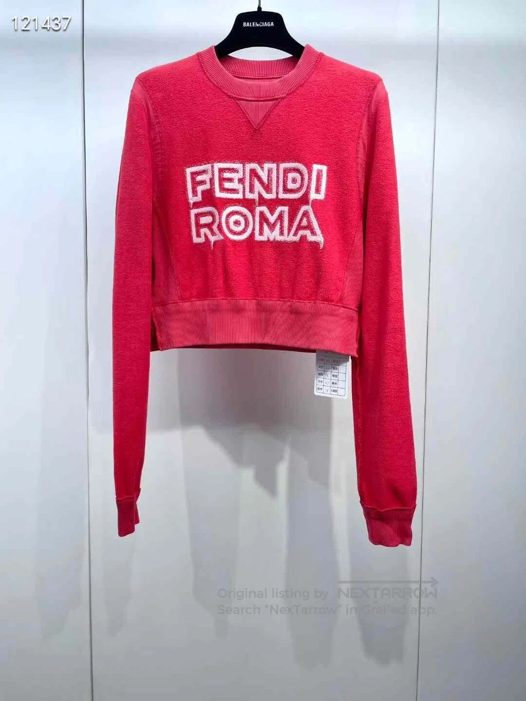 Fendi Fendi Letter Crewneck Sweatshirt. Size XS / US 0-2 / IT 36-38 - 1 Thumbnail