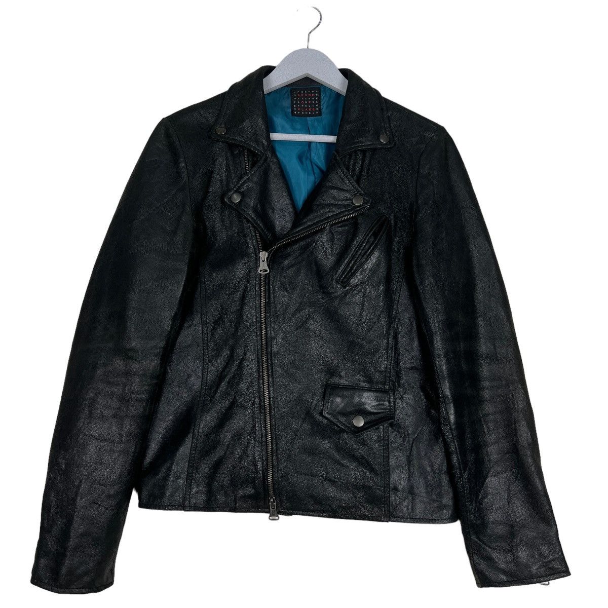 Issey Miyake 🔥 SENSE OF PLACE GOAT HIDE LEATHER MOTO JACKET Size US S / EU 44-46 / 1 - 1 Thumbnail