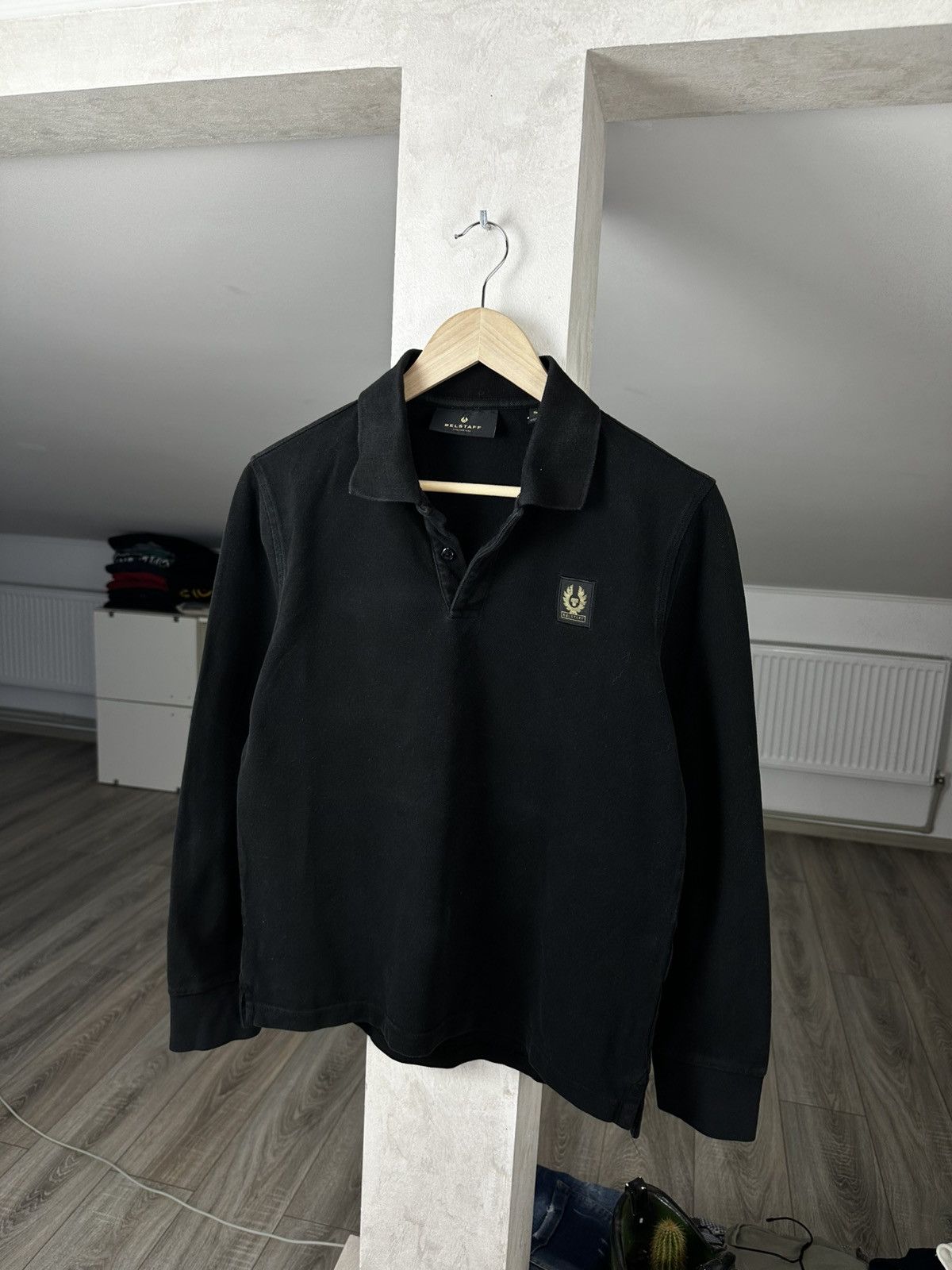 Belstaff Belstaff Classic Logo Longsleeve Polo Sweatshirt Size US S / EU 44-46 / 1 - 1 Thumbnail