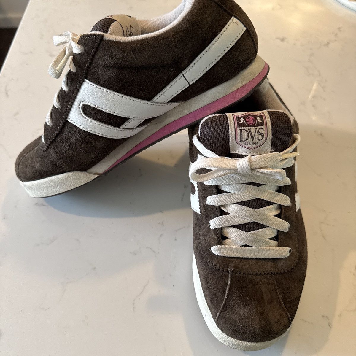DVS DVS Shoe Co "Dresden" Women's Brown Suede/Pink US 6 EU 37 Size US 6 / IT 36 - 4 Thumbnail