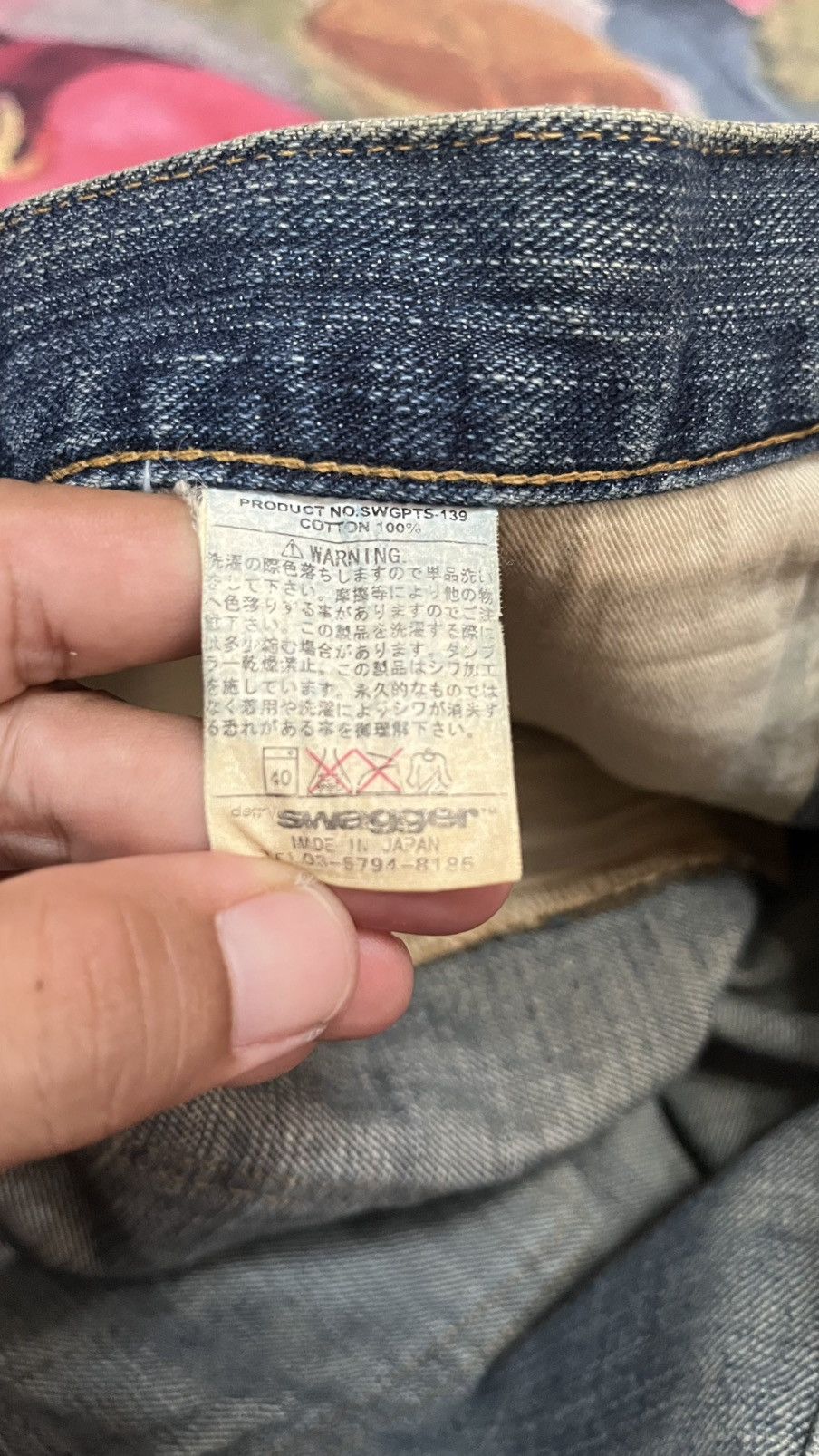 Swagger Vintage Distressed Swagger Jeans size 35 x 43 Size US 35 - 11 Thumbnail