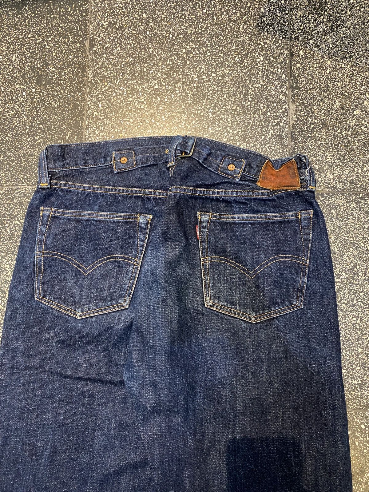 Levi's × Levi's Vintage Clothing × Vintage LVC Levis 501XX Repro1937 Selvedge Denim Indigo Big E Buckle Size US 33 - 8 Thumbnail