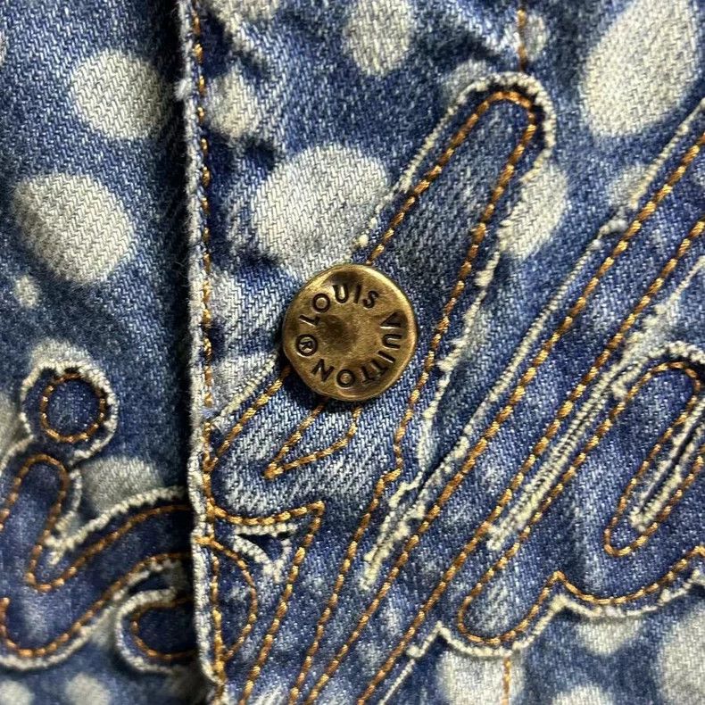 Louis Vuitton Louis Vuitton Yayoi Kusama blue polka-dot embroidered logo Size US M / EU 48-50 / 2 - 4 Thumbnail