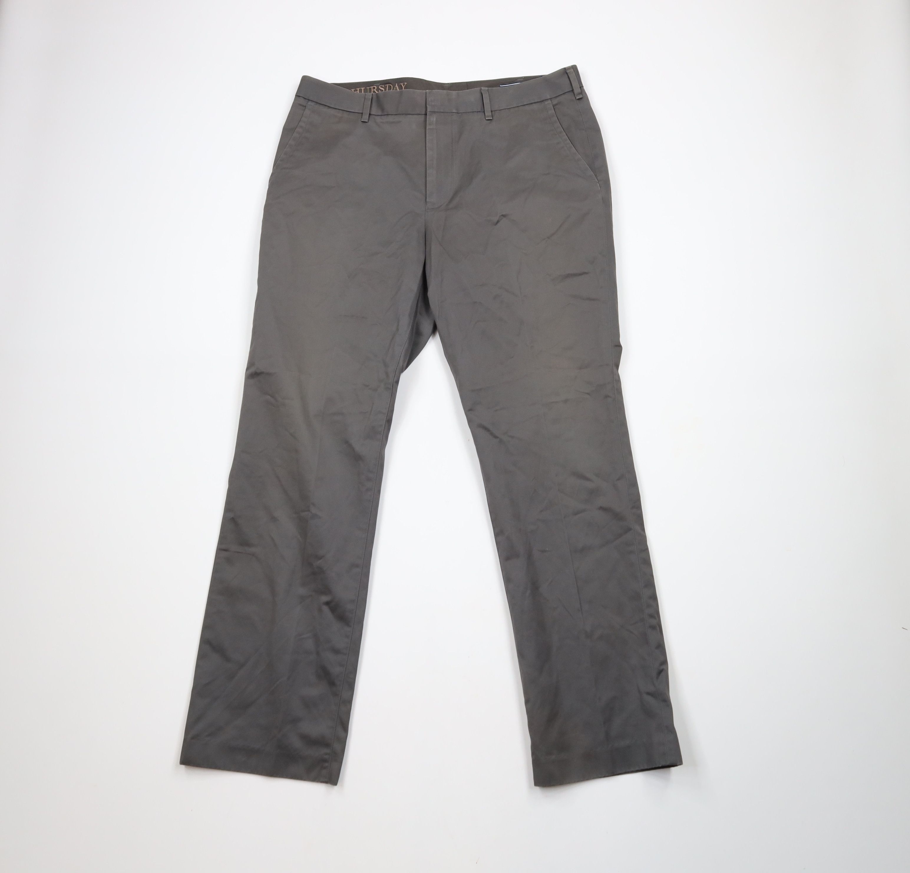 Bonobos × Vintage Bonobos Thursday Straight Leg Chino Pants Trousers Gray Size US 34 / EU 50 - 1 Thumbnail