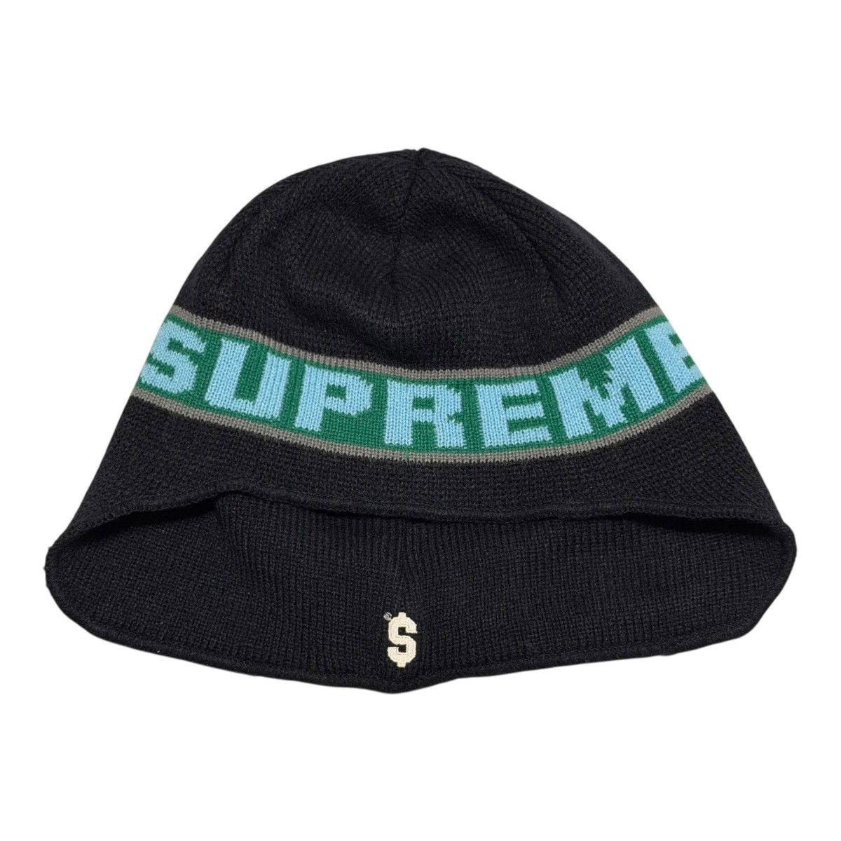 Supreme RARE Supreme New York Earflap Navy Blue Green Beanie FW23 OS Size ONE SIZE - 1 Thumbnail