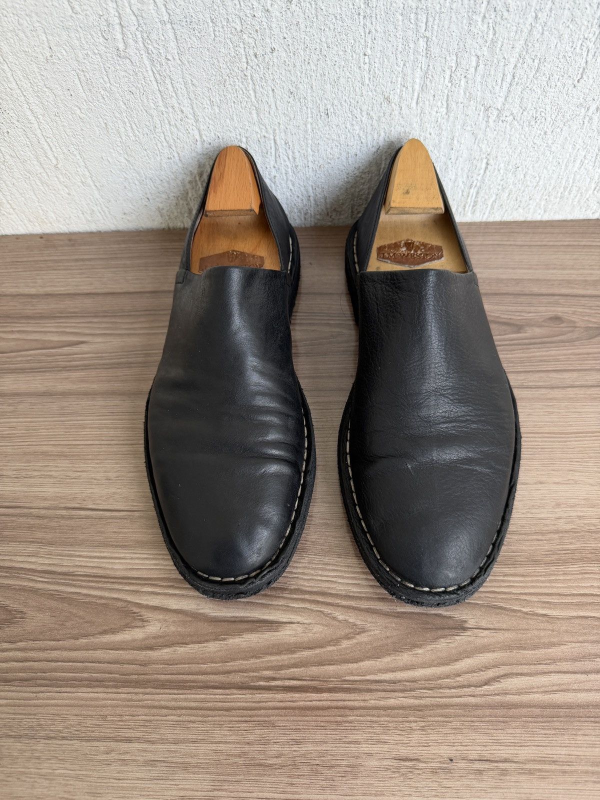 Ann Demeulemeester Leather mules clogs loafer with creep sole Size US 8 / EU 41 - 6 Thumbnail