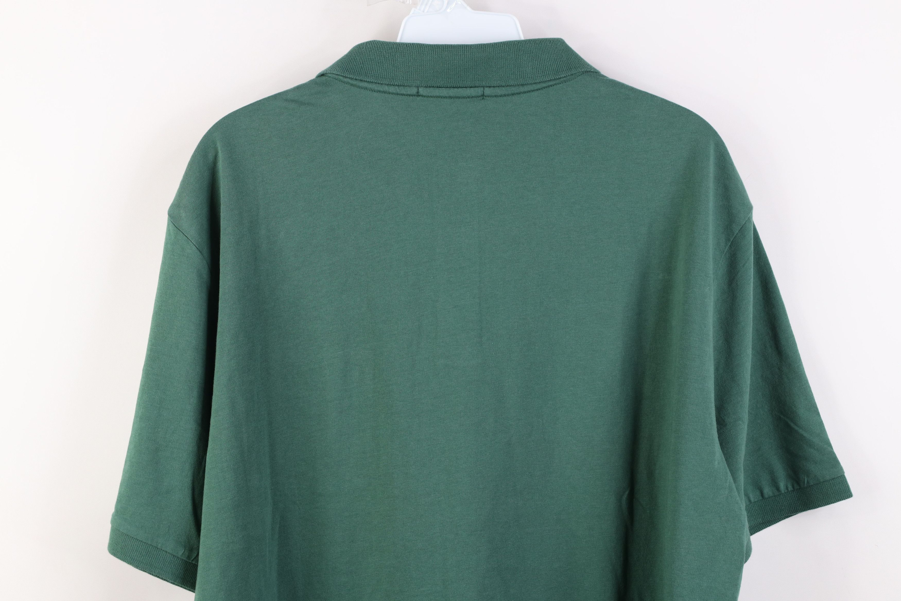 Ralph Lauren Vintage Y2K Ralph Lauren Cotton Knit Golf Polo Shirt Green Size US L / EU 52-54 / 3 - 12 Thumbnail