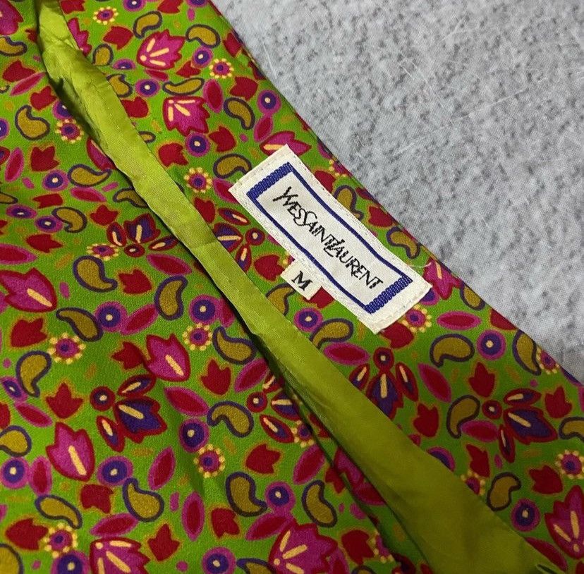 Yves Saint Laurent YSL Floral Skirt Size 27" / US 4 / IT 40 - 3 Thumbnail