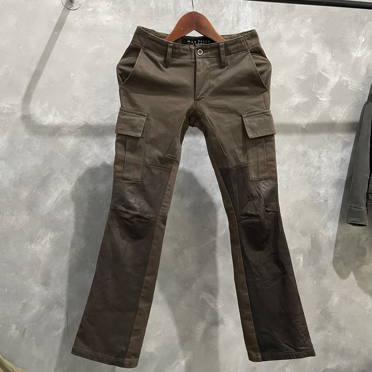 Japanese Brand Vintage Max Fritz Flared Cargo Pants Size US 29 - 7 Thumbnail