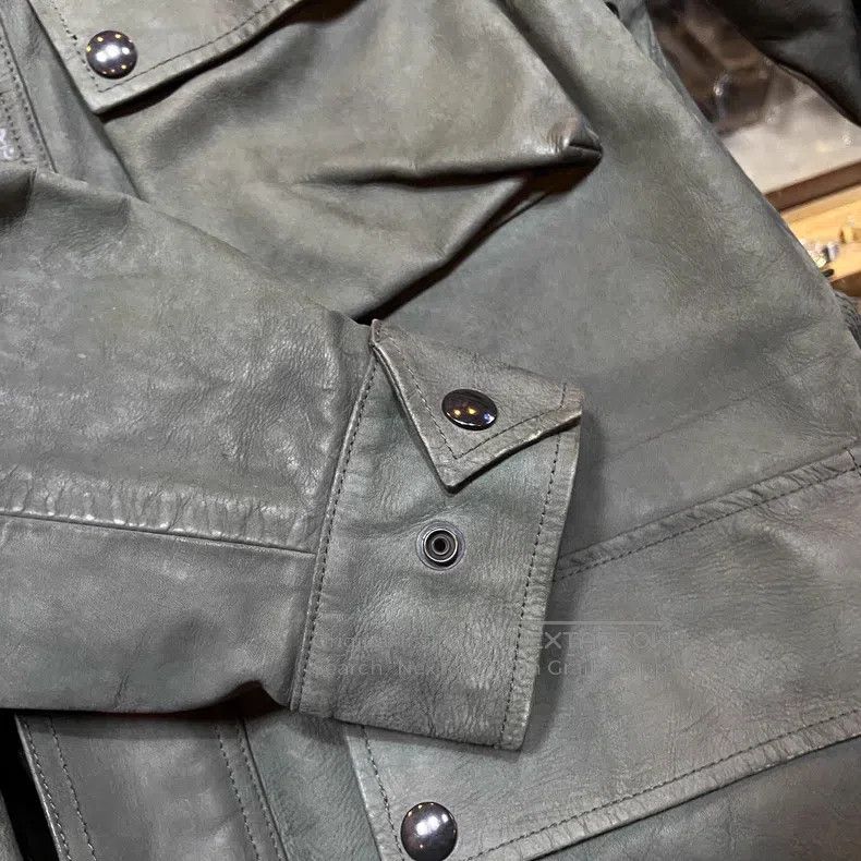 RRL Ralph Lauren RRL Ralph Lauren Vintage Distressed Biker Leather Jacket Size US M / EU 48-50 / 2 - 8 Thumbnail