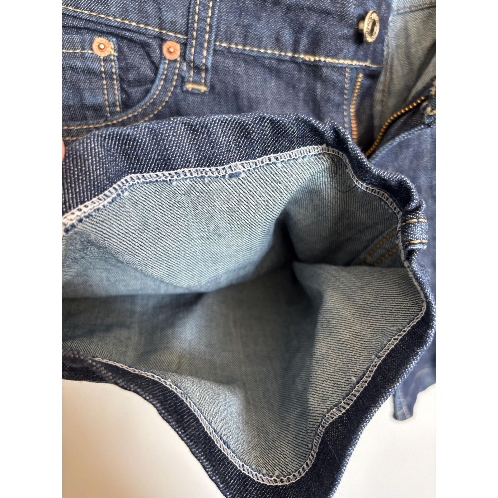 Levi's Levi’s 507 W31 USA 1996 Dark Wash Cut Off Denim Shorts Size US 31 - 10 Thumbnail