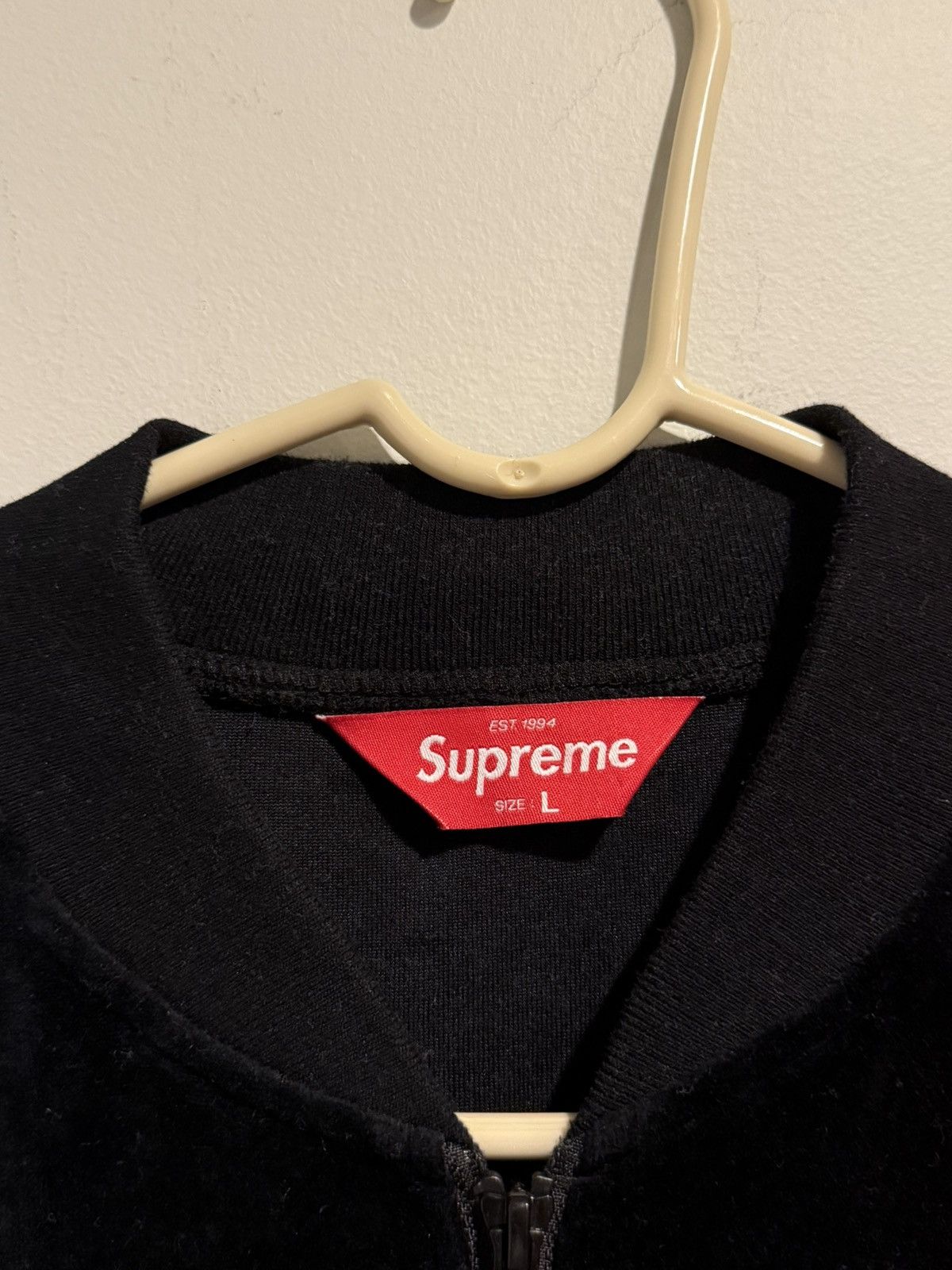 Supreme Supreme Velour Zip Up Jacket Size US L / EU 52-54 / 3 - 4 Thumbnail