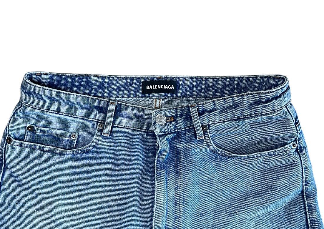 Balenciaga Balenciaga Oversized Logo Jeans Size US 31 - 4 Thumbnail