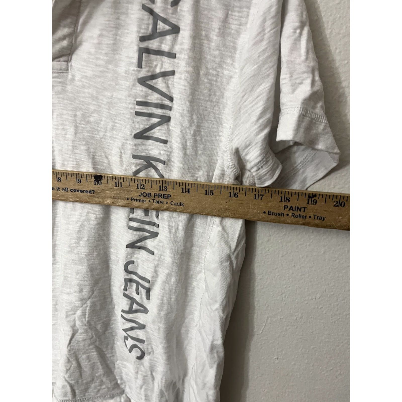 Calvin Klein VINTAGE Calvin Klein Jeans Polo Shirt Men Medium White Logo Solid Short Sleeve Mens Medium White Logo Polo Size US M / EU 48-50 / 2 - 4 Thumbnail