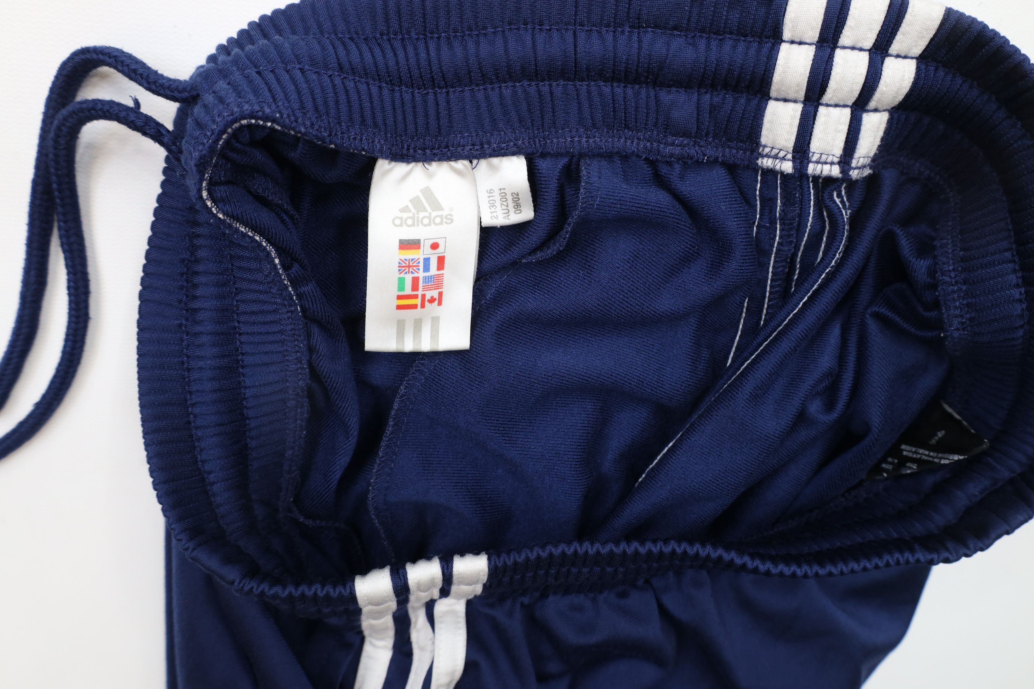 Adidas × Vintage Vintage Y2K 2002 Adidas Spell Out Striped Wide Leg Pants Size US 36 / EU 52 - 8 Thumbnail