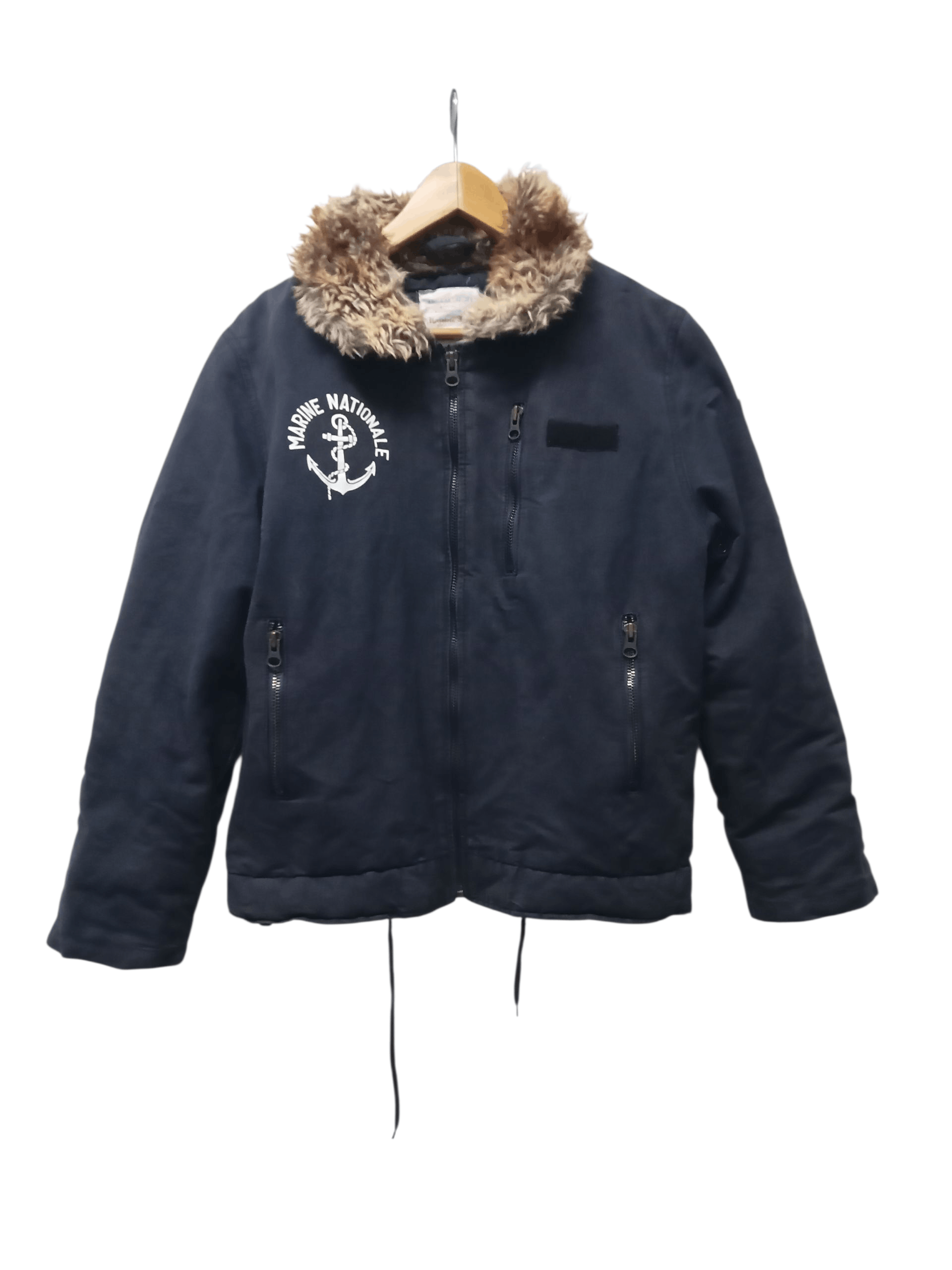 Vintage Vintage Houston N-1 France Navy Deck Jacket Army Military Size US L / EU 52-54 / 3 - 1 Thumbnail