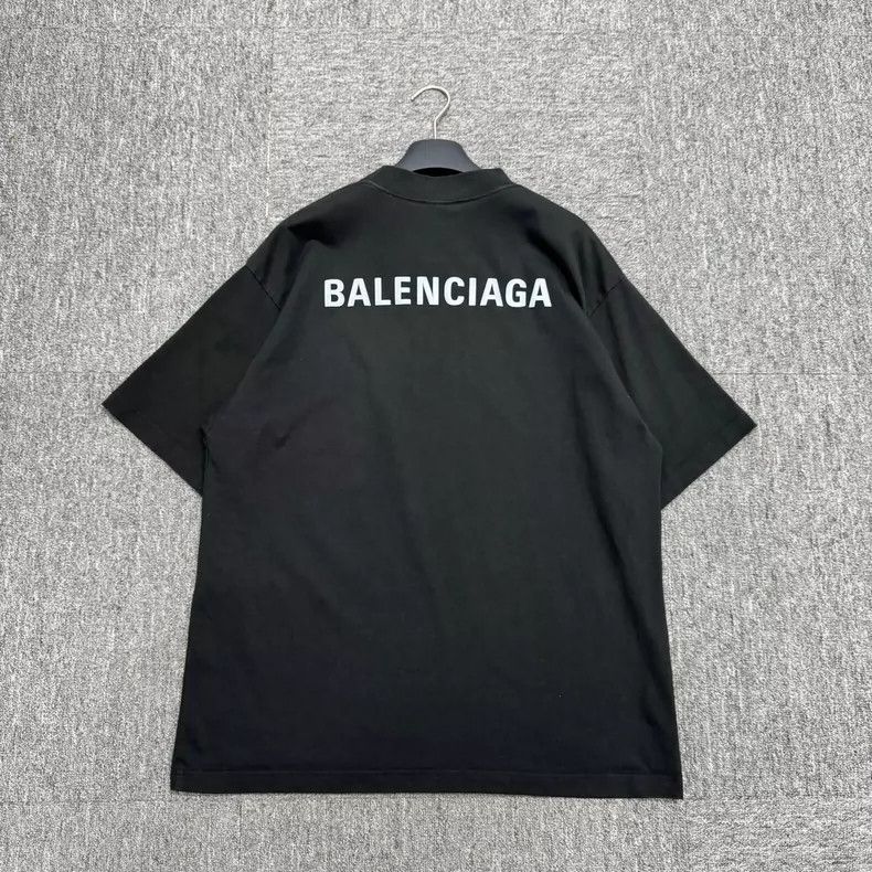 Balenciaga Balenciaga Reflective Letter Print Short Sleeve Size US M / EU 48-50 / 2 - 3 Thumbnail