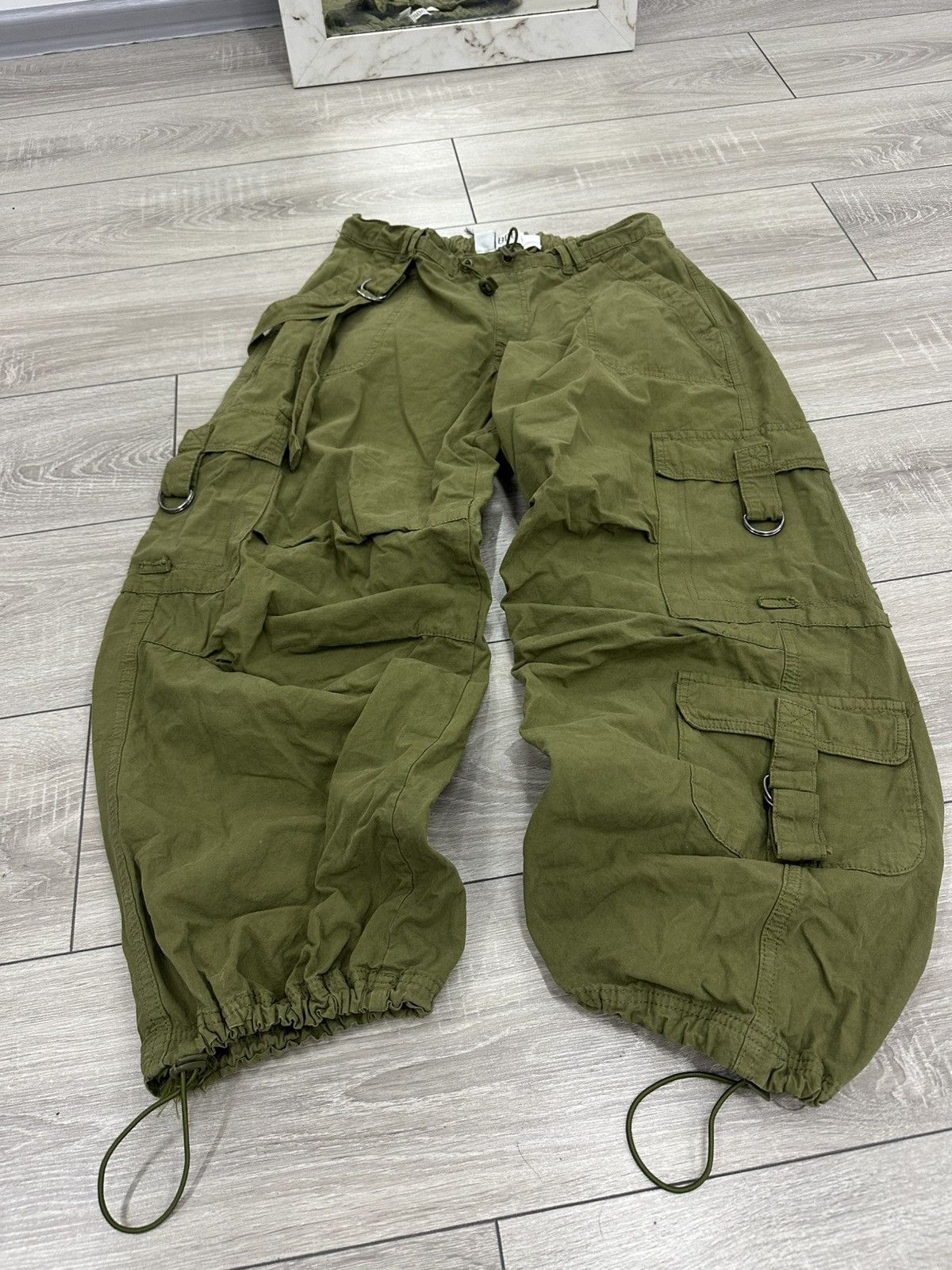Japanese Brand Baggy Cargo BDG Maharishi Style Y2K Nylon Pants Avantgarde Size US 30 / EU 46 - 1 Thumbnail