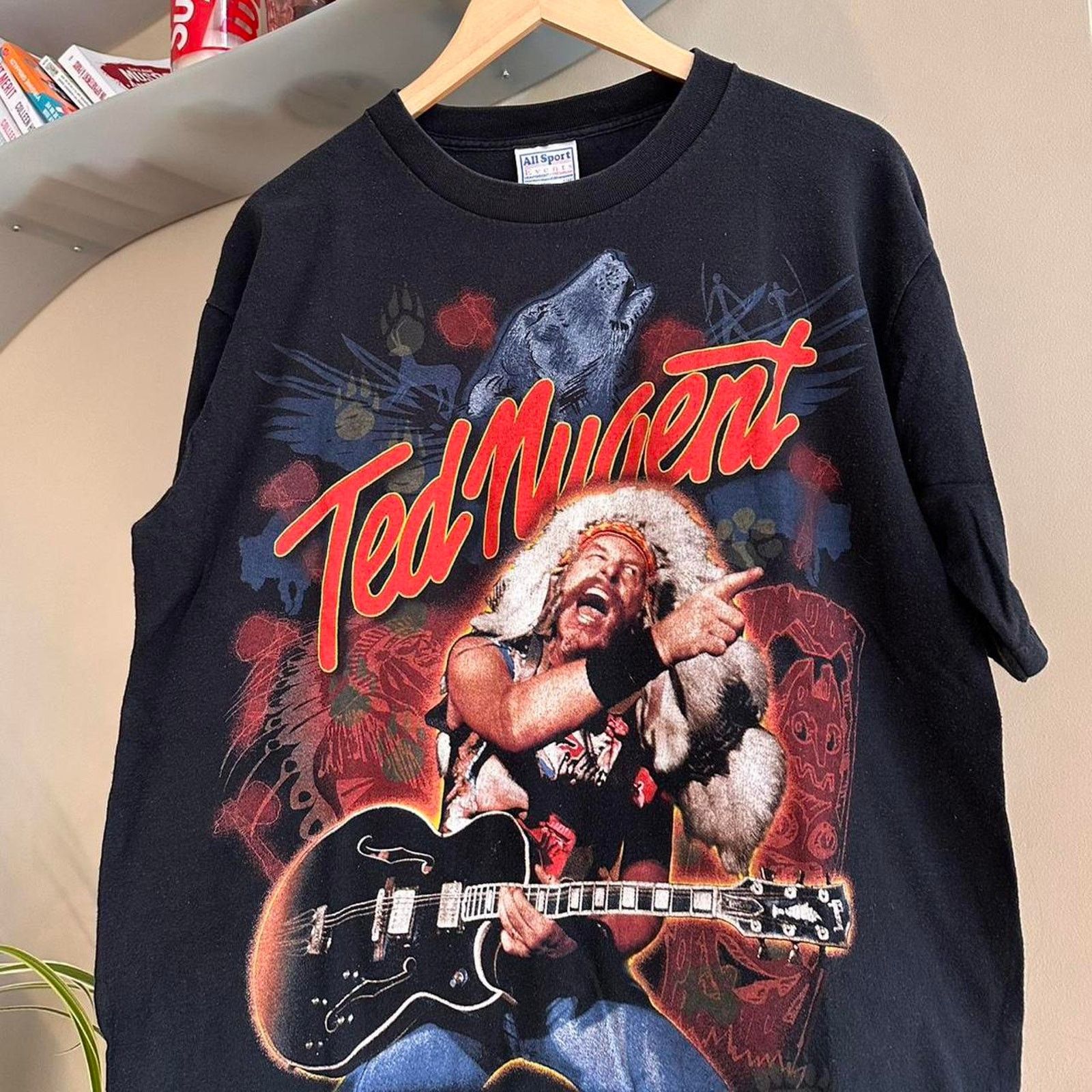 Band Tees × Vintage Vintage Ted Nugent Band Shirt Size US L / EU 52-54 / 3 - 2 Thumbnail