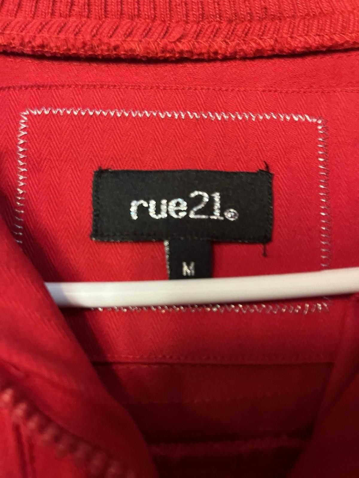 rue21 Rue 21 Women’s Red Cropped Size Medium Jacket Size M / US 6-8 / IT 42-44 - 2 Thumbnail