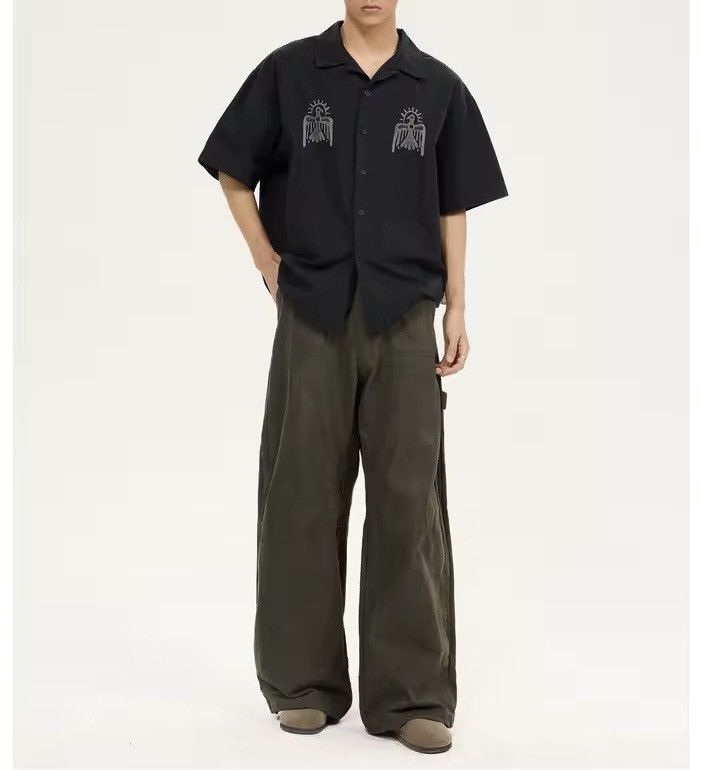 Other Embroidery Casual Retro Streetwear Loose Summer Shirt Size US M / EU 48-50 / 2 - 6 Thumbnail