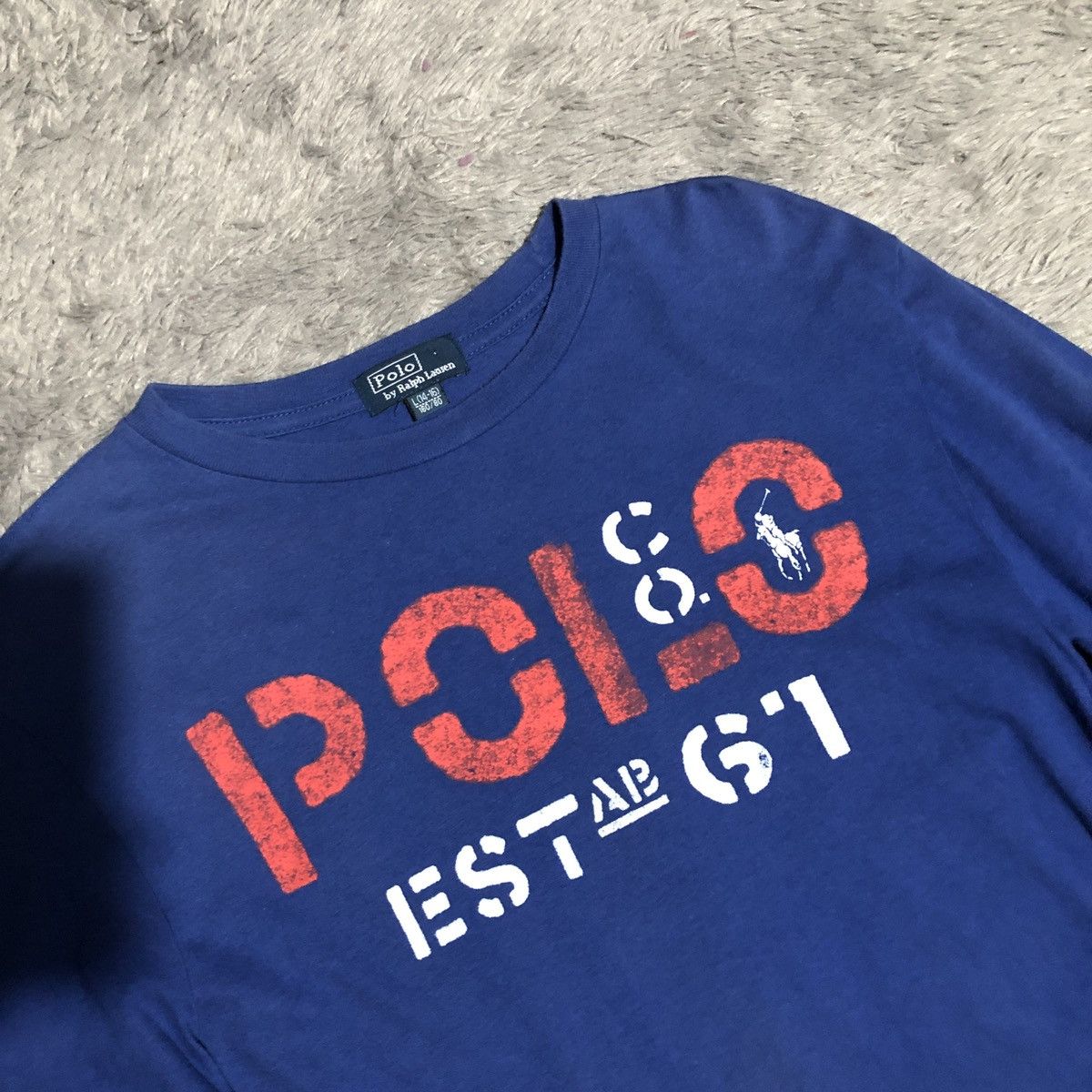 Polo Ralph Lauren × RRL Ralph Lauren × Vintage 🔥VTG🔥 POLO LONGSLEVE TSHIRT Size US S / EU 44-46 / 1 - 2 Thumbnail