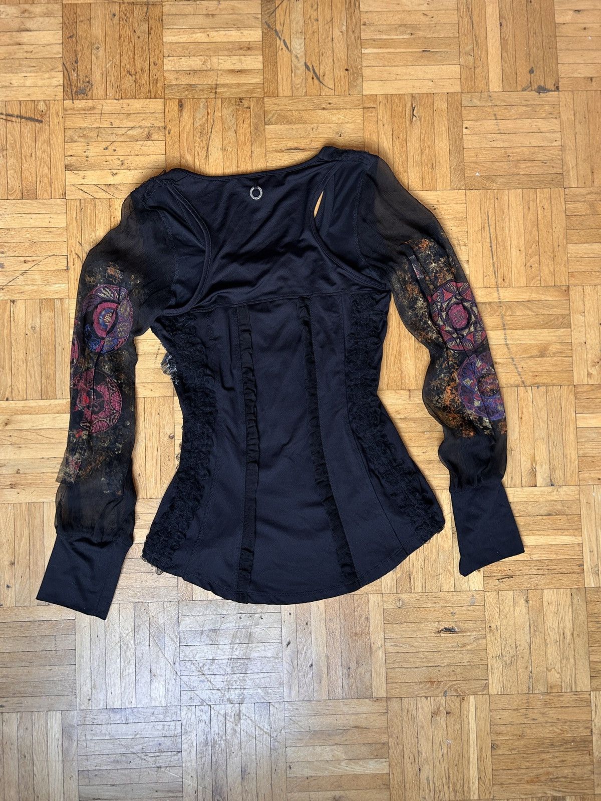 Other Vintage Mesh Top Body Ring Save The Queen JPG Style Size XL / US 12-14 / IT 48-50 - 6 Thumbnail