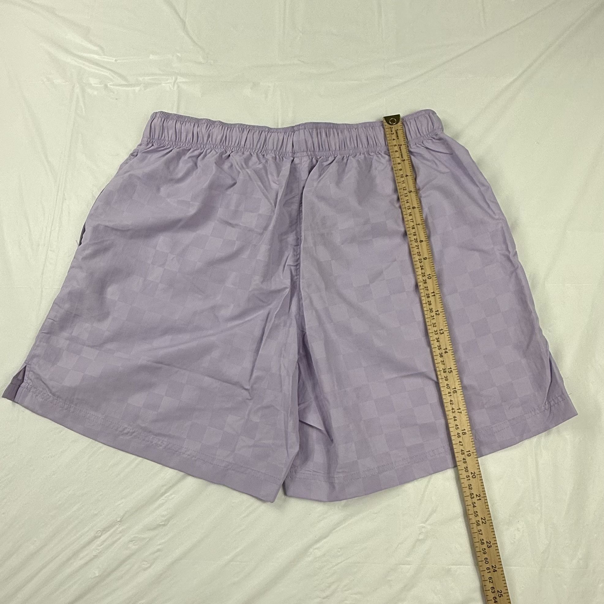 Umbro Umbro x Akomplice Peace Checkered Shorts Pastel Lilac XL NWT Size US 36 / EU 52 - 5 Thumbnail