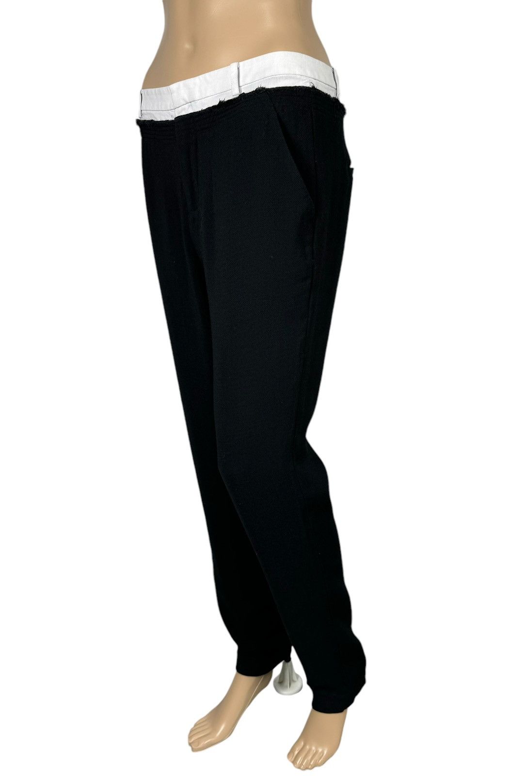 Helmut Lang Helmut Lang Archive Double Waist Pants Wool-Silk size 2 Size 27" / US 4 / IT 40 - 1 Thumbnail