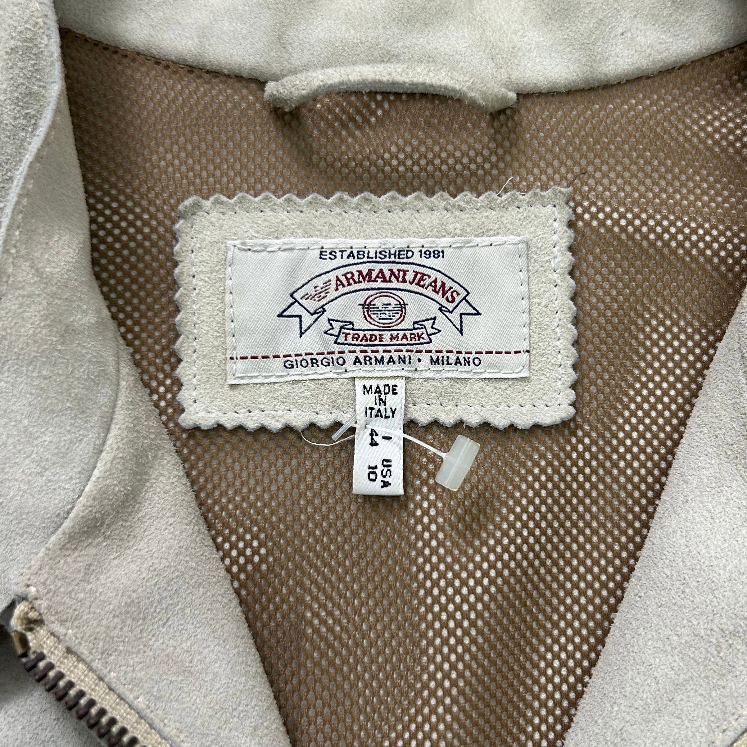 Armani Armani Jeans 2000s Suede Jacket Size US S / EU 44-46 / 1 - 5 Thumbnail