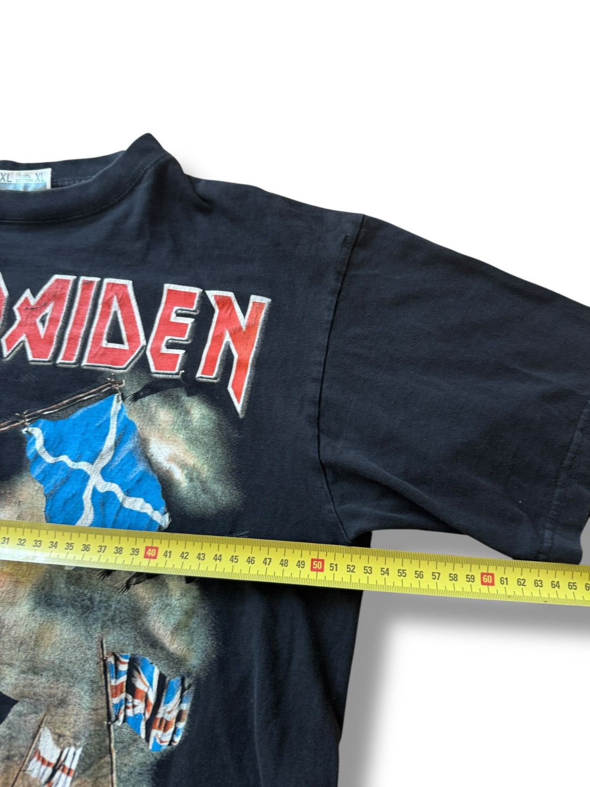 Iron Maiden *RARE* 90s VINTAGE 1998 IRON MAIDEN METAL THE CLANSMAN TEE Size US XL / EU 56 / 4 - 11 Thumbnail