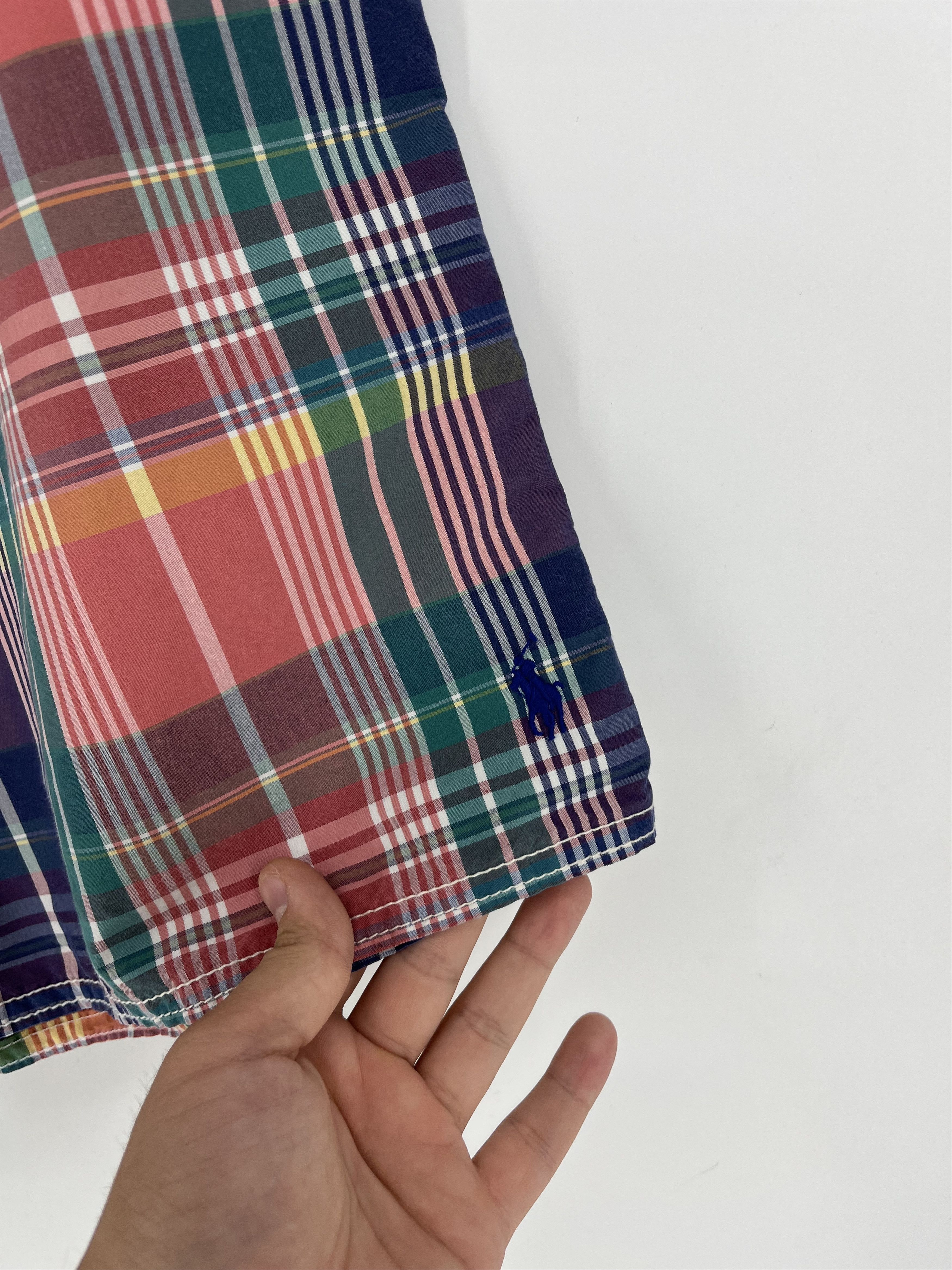 Polo Ralph Lauren × Ralph Lauren × Vintage Vintage Polo Ralph Lauren Striped Shorts Size US 36 / EU 52 - 12 Thumbnail