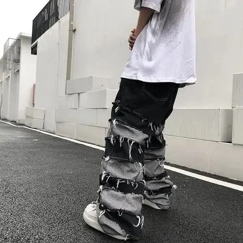 Jeans Patchwork Darkwear