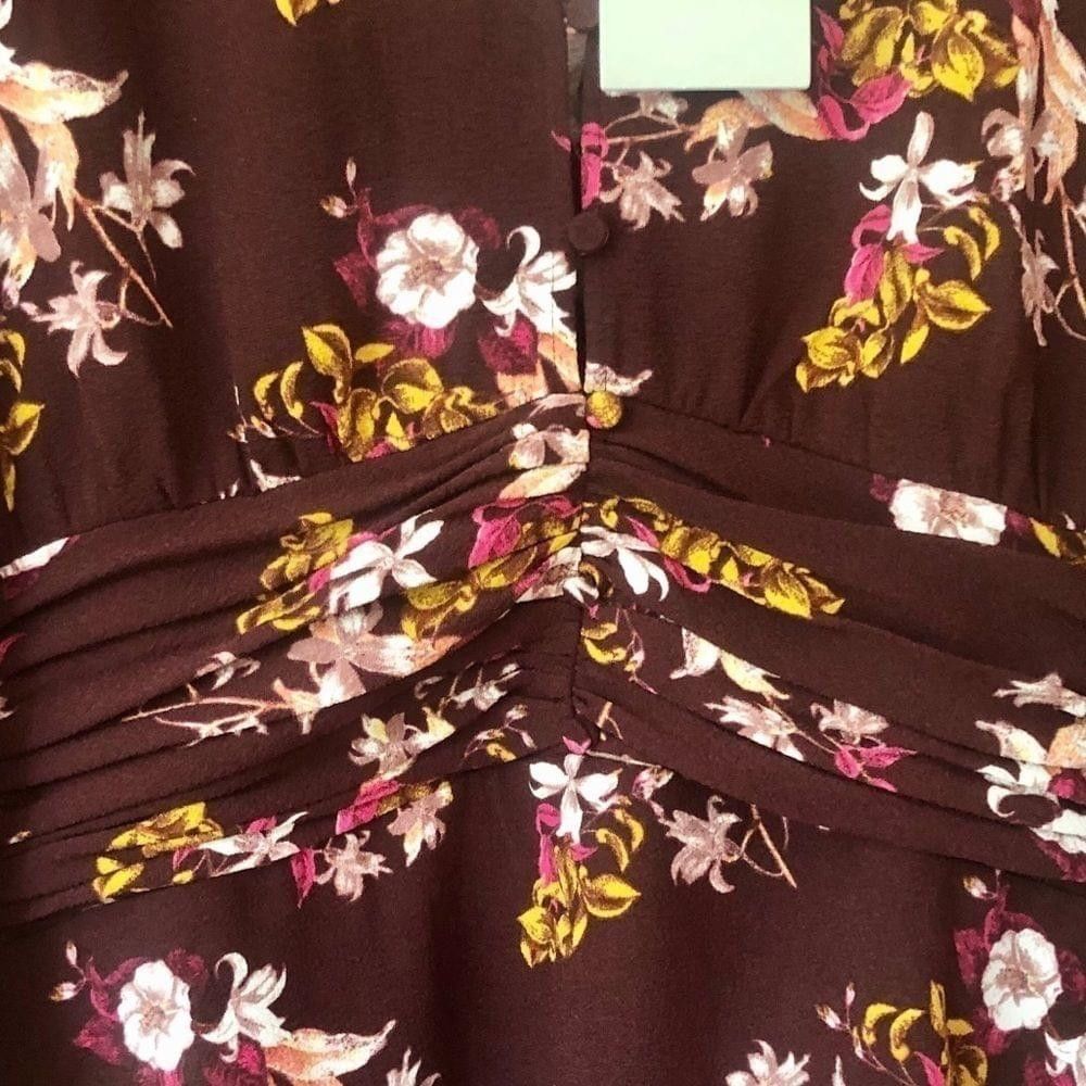 Chelsea Soccer Chelsea28 ruched floral long sleeve mini dress size M Size M / US 6-8 / IT 42-44 - 8 Thumbnail