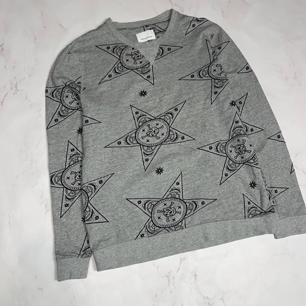 Samsoe Samsoe Samsøe & Samsøe sweather logo skull knitweat size L Size US L / EU 52-54 / 3 - 3 Thumbnail