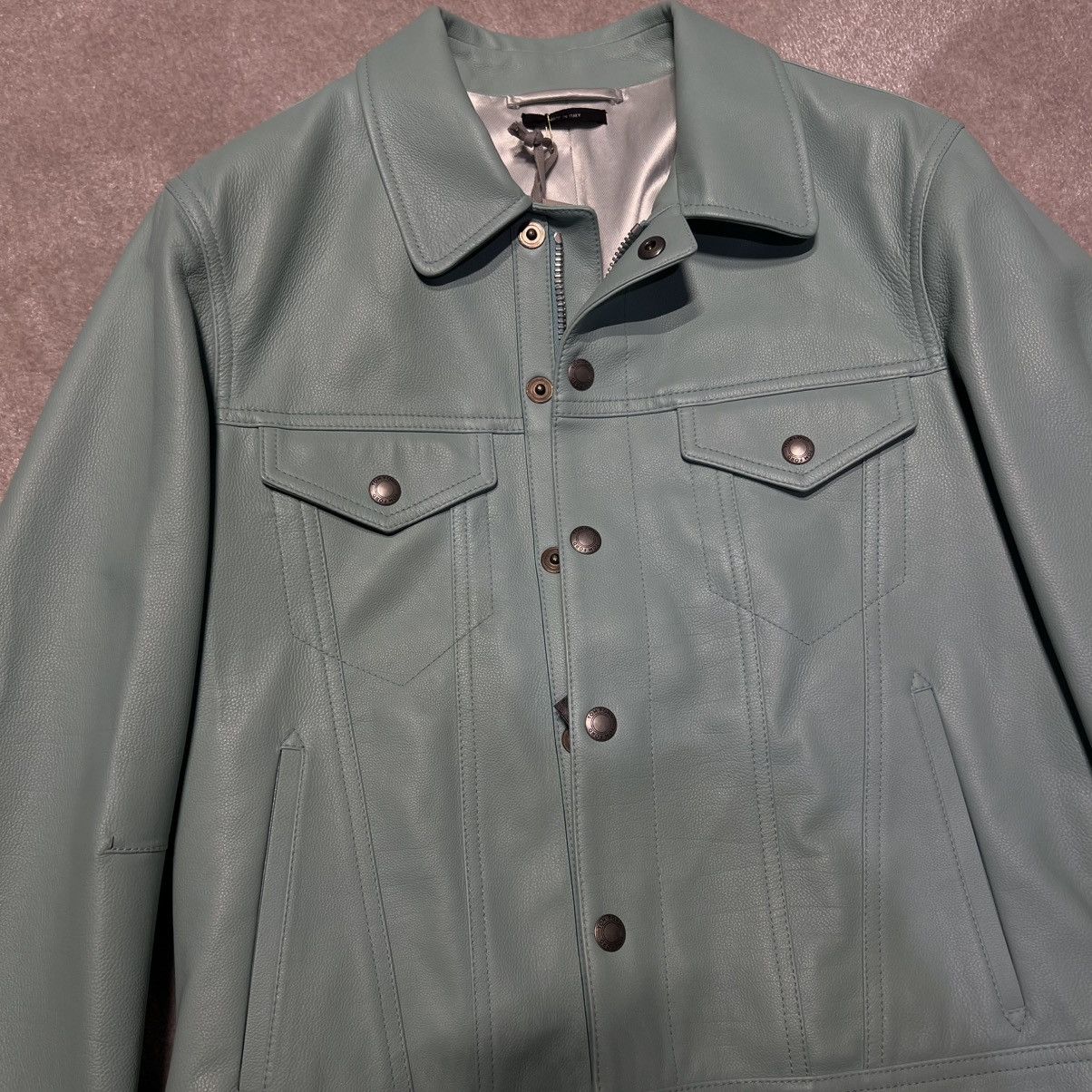 Tom Ford Tom Ford Leather Trucker Jacket Size US M / EU 48-50 / 2 - 3 Thumbnail