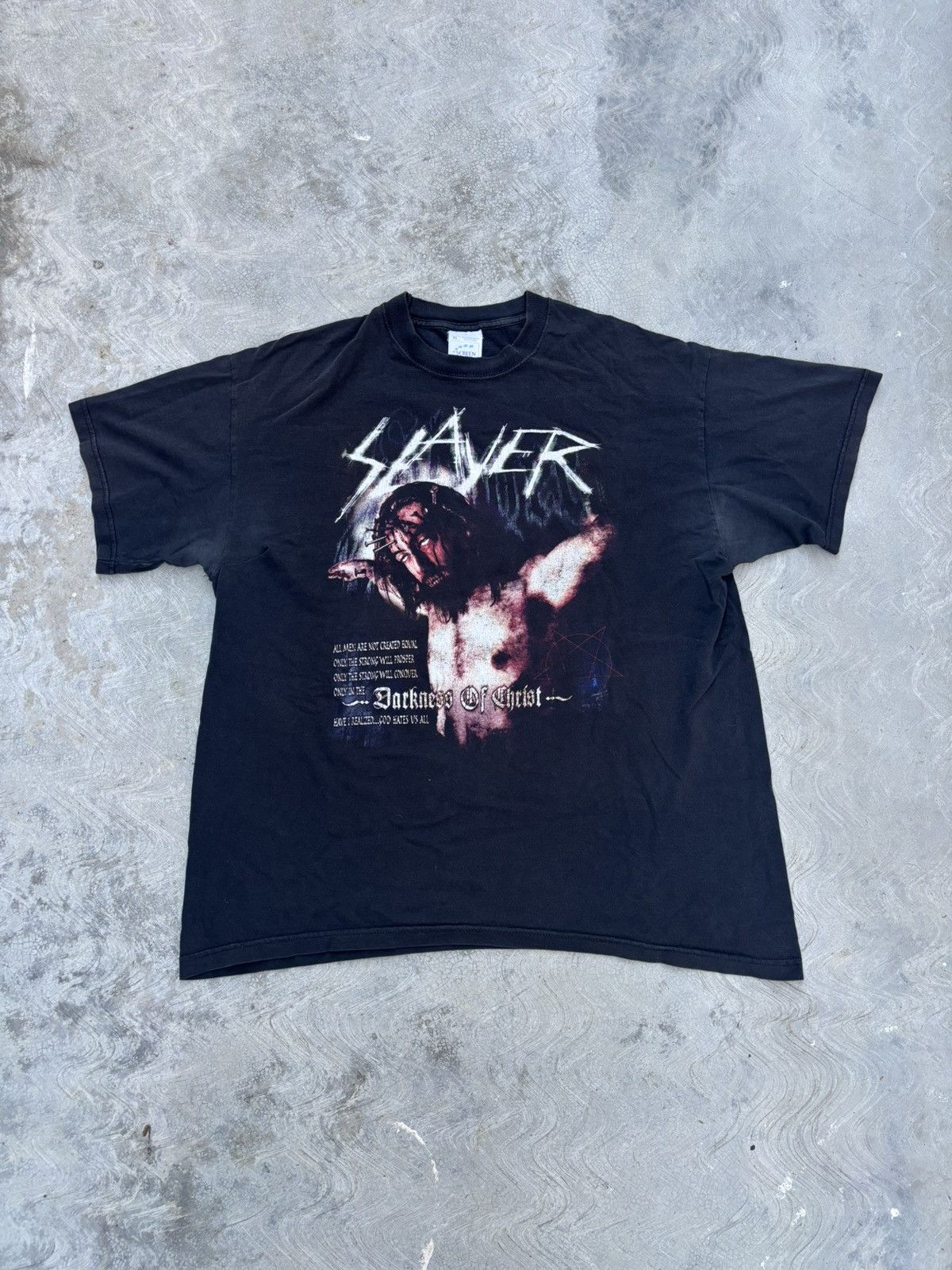 Band Tees Vintage Y2K 2000s Slayer T Shirt Size US XL / EU 56 / 4 - 1 Thumbnail