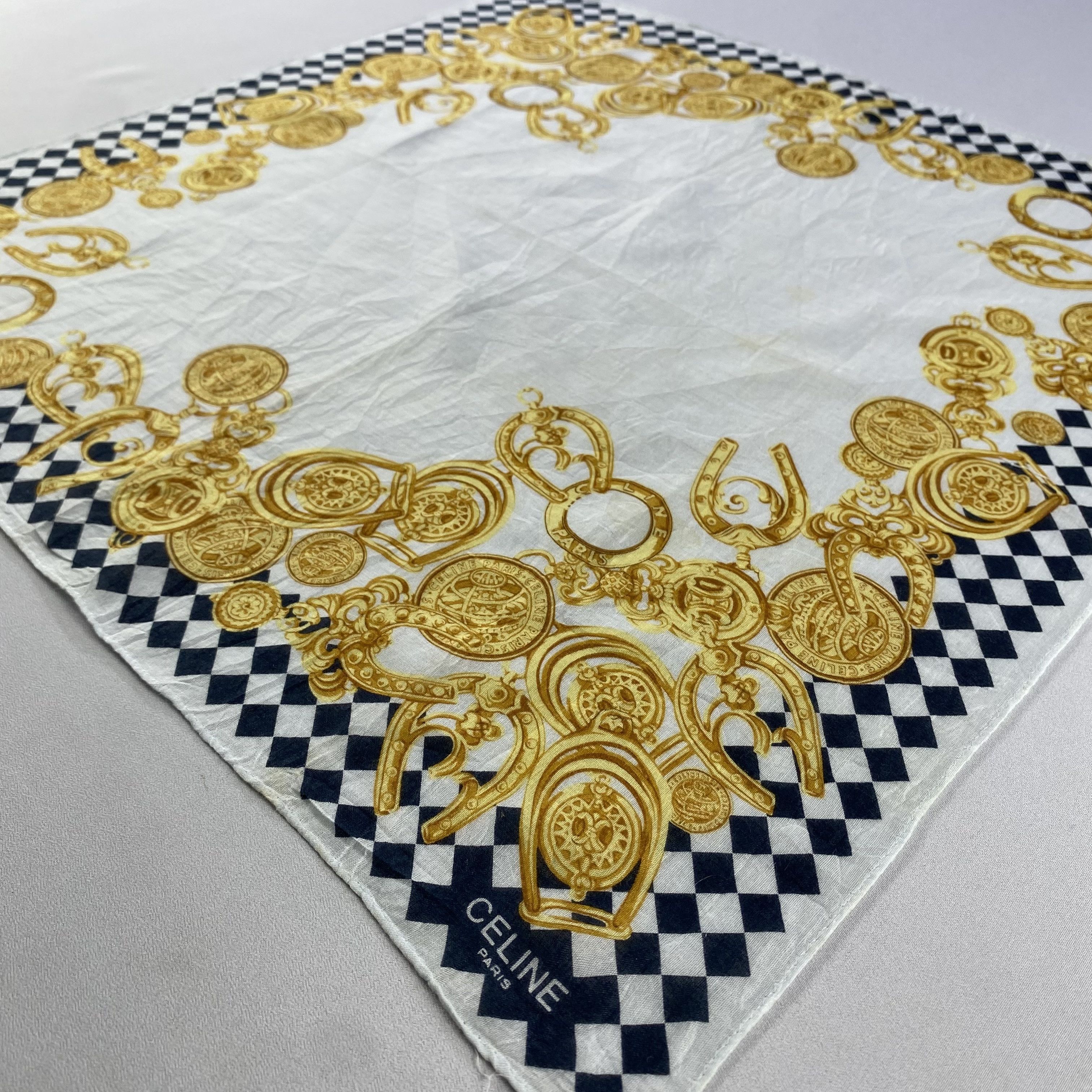 Celine × Vintage Celine Bandana/ Handkerchief / Neckerchief Size ONE SIZE - 2 Thumbnail
