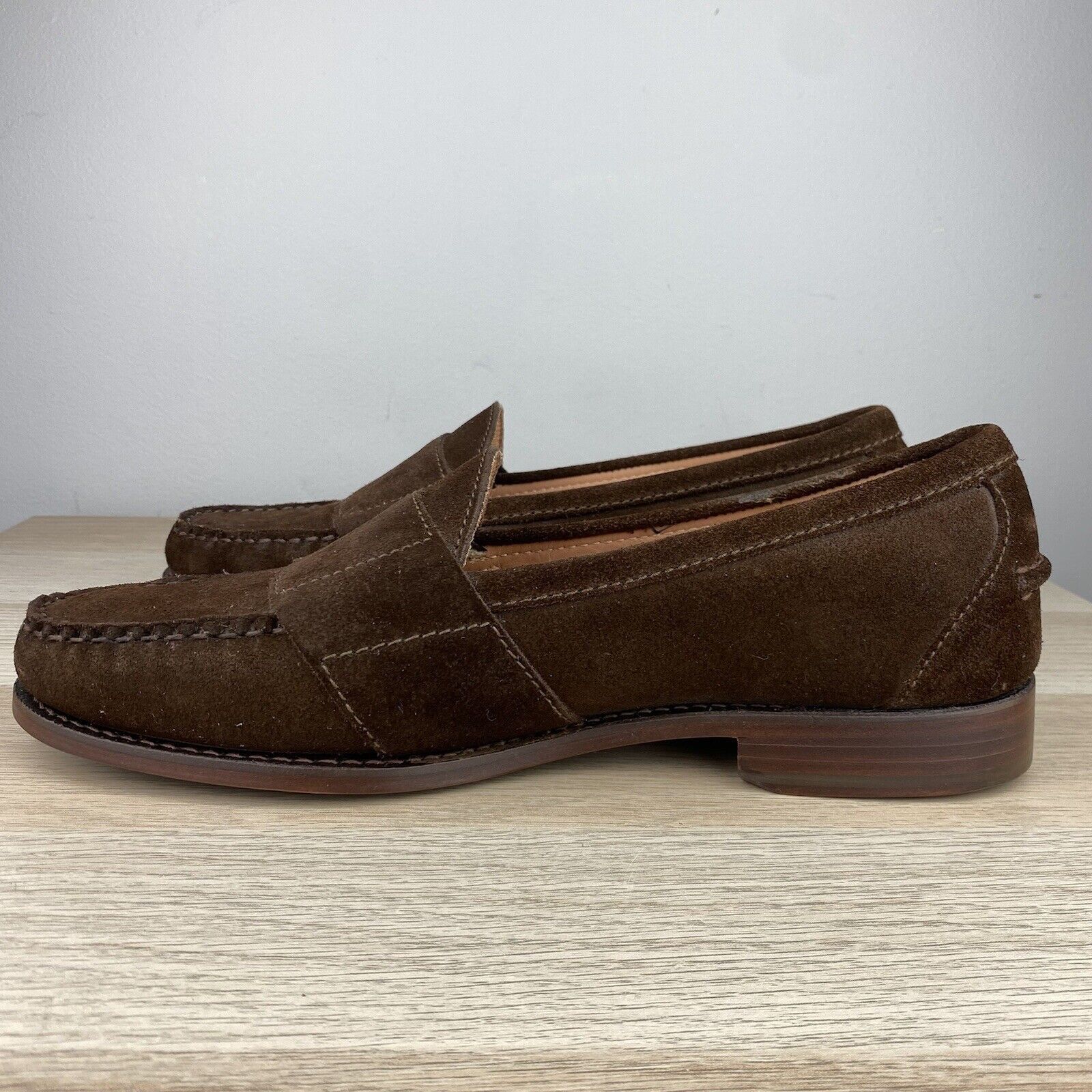 Polo Ralph Lauren Vintage Polo Ralph Lauren Suede Crest Loafers Leather 11.5D Size US 11.5 / EU 44-45 - 7 Thumbnail