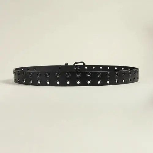 Other Black PU Leather Belt Size ONE SIZE - 2 Thumbnail